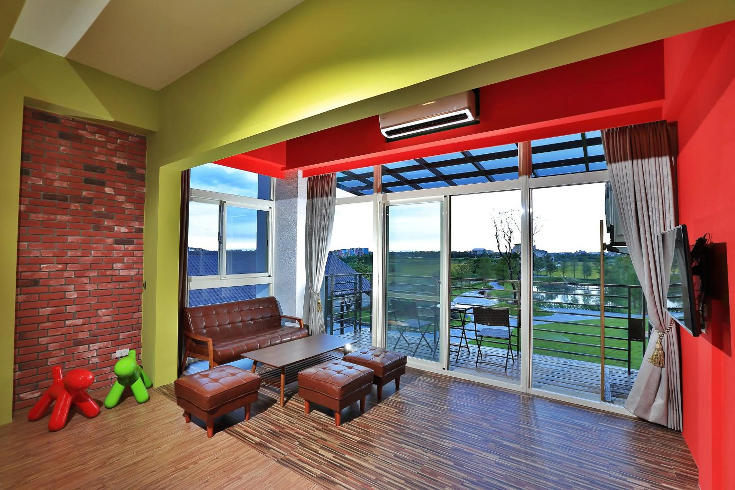 Garden view in Green Resort