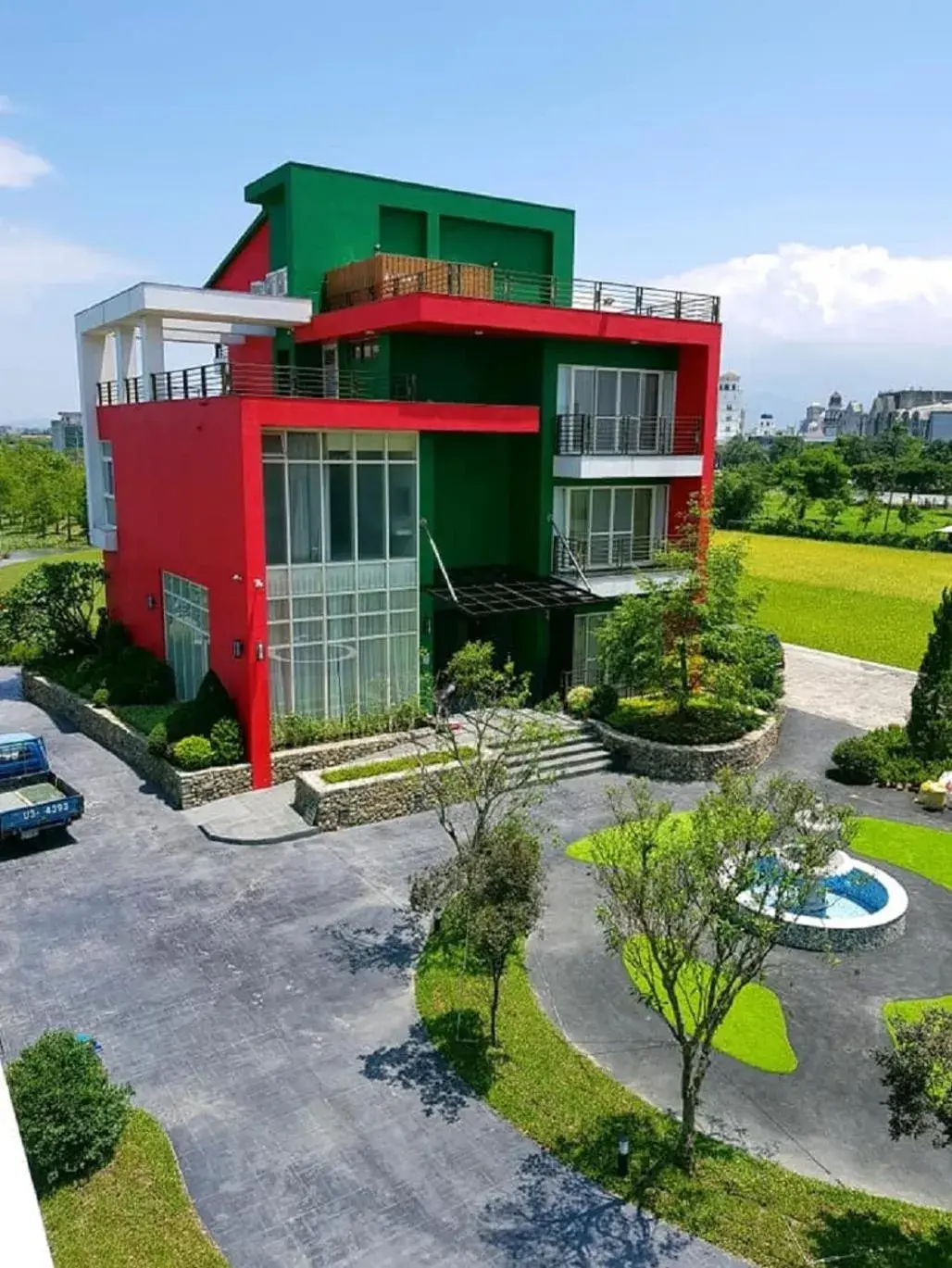 Bird's eye view in Green Resort Bird's eye view in Green Resort