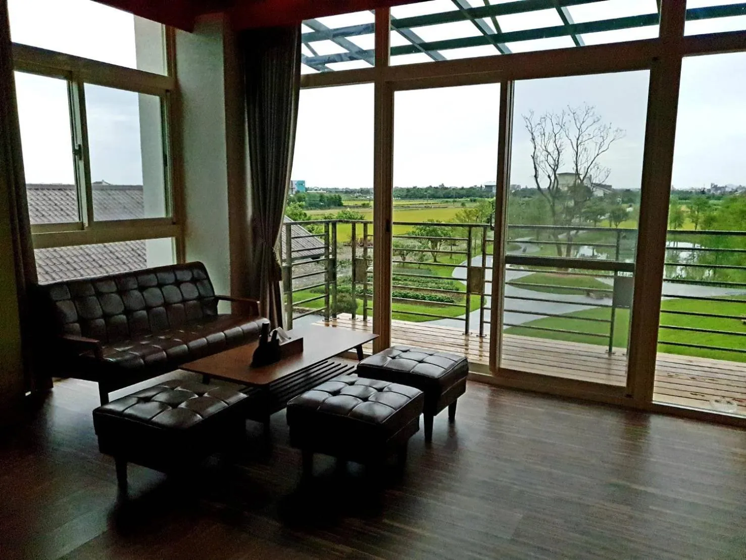 Patio in Green Resort