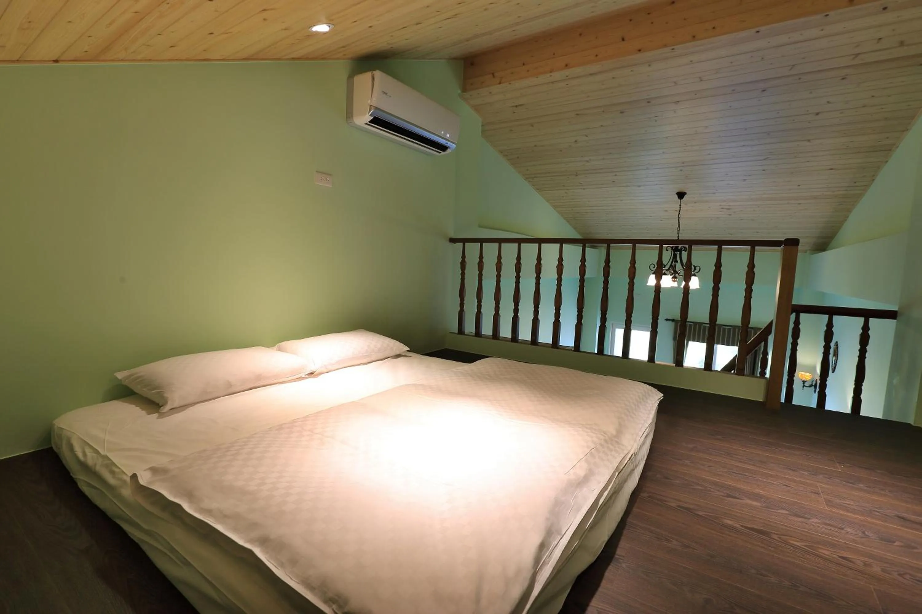 Bed in Green Resort