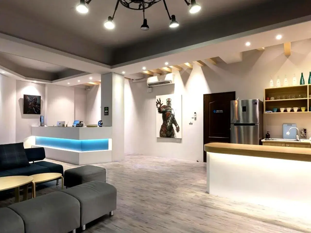 Living room in MUNA Hostel Living room in MUNA Hostel