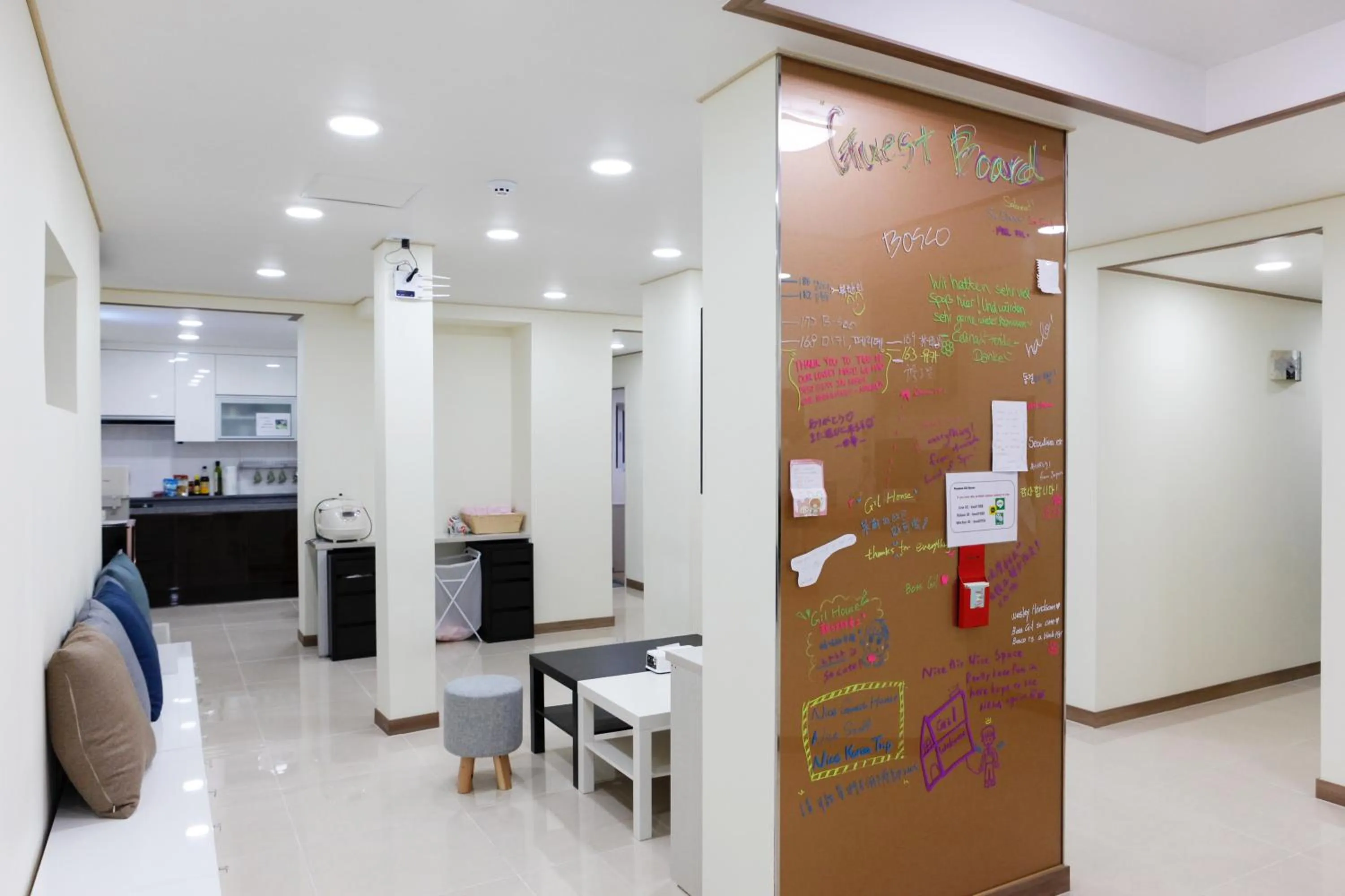 Living room in Namsan Gil House