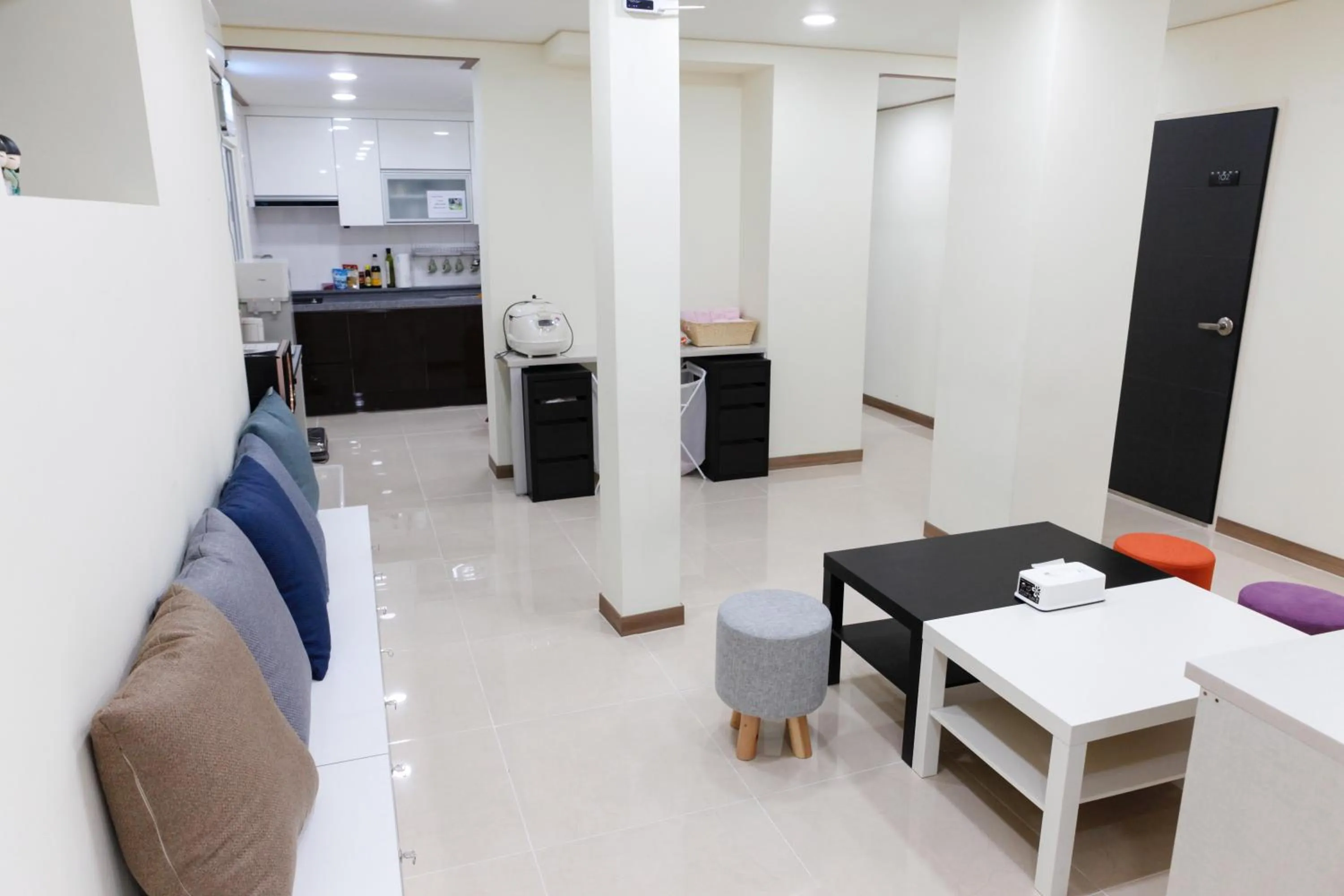 Living room in Namsan Gil House