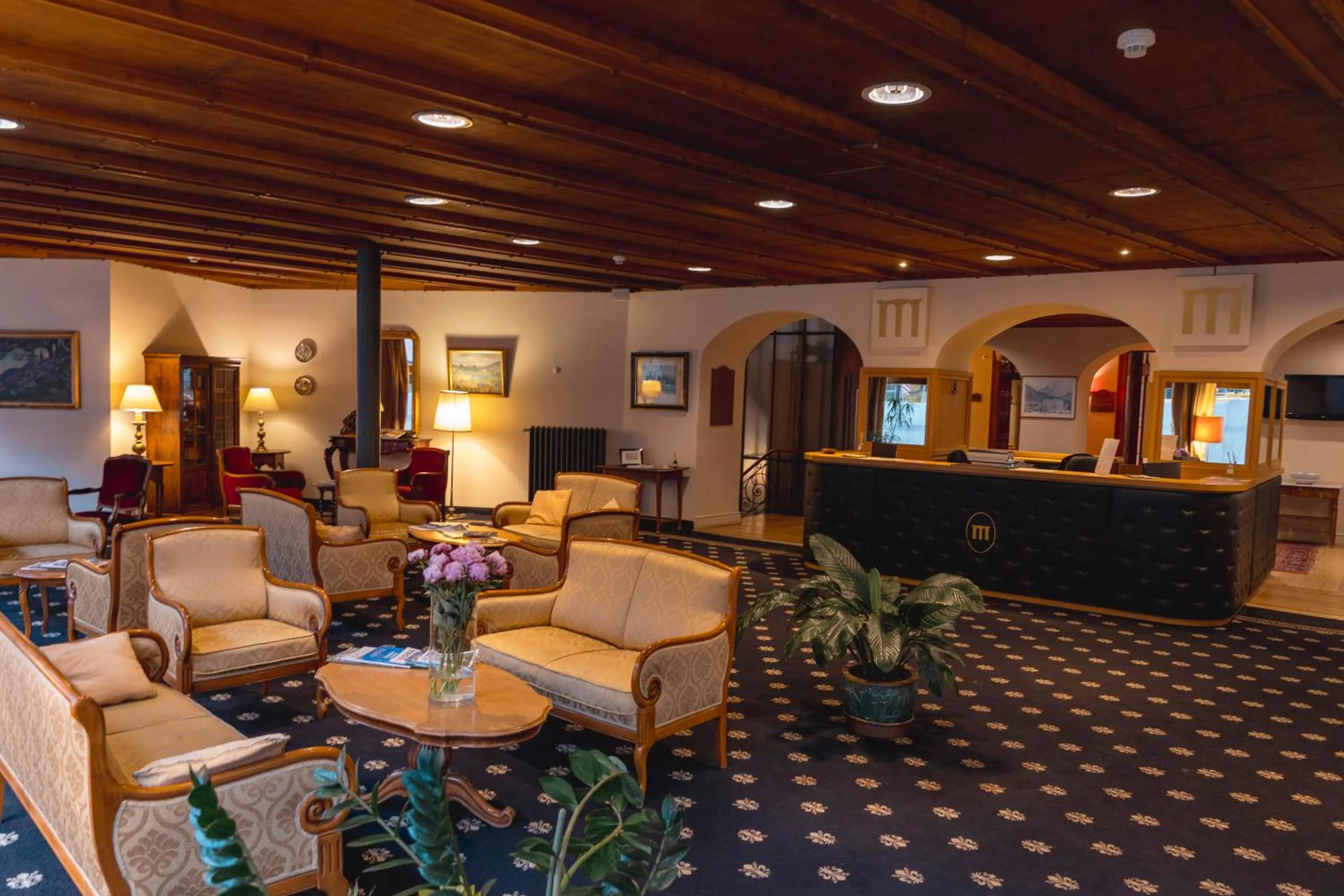 Lobby or reception in Hotel Bernina 1865 by Kleos Group Collection