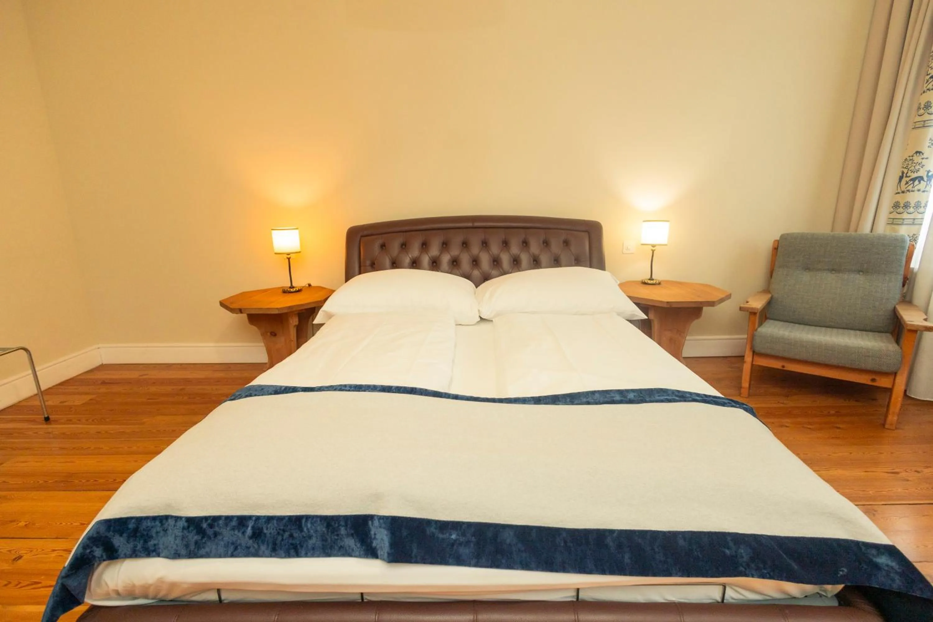 Bed in Hotel Bernina 1865 by Kleos Group Collection