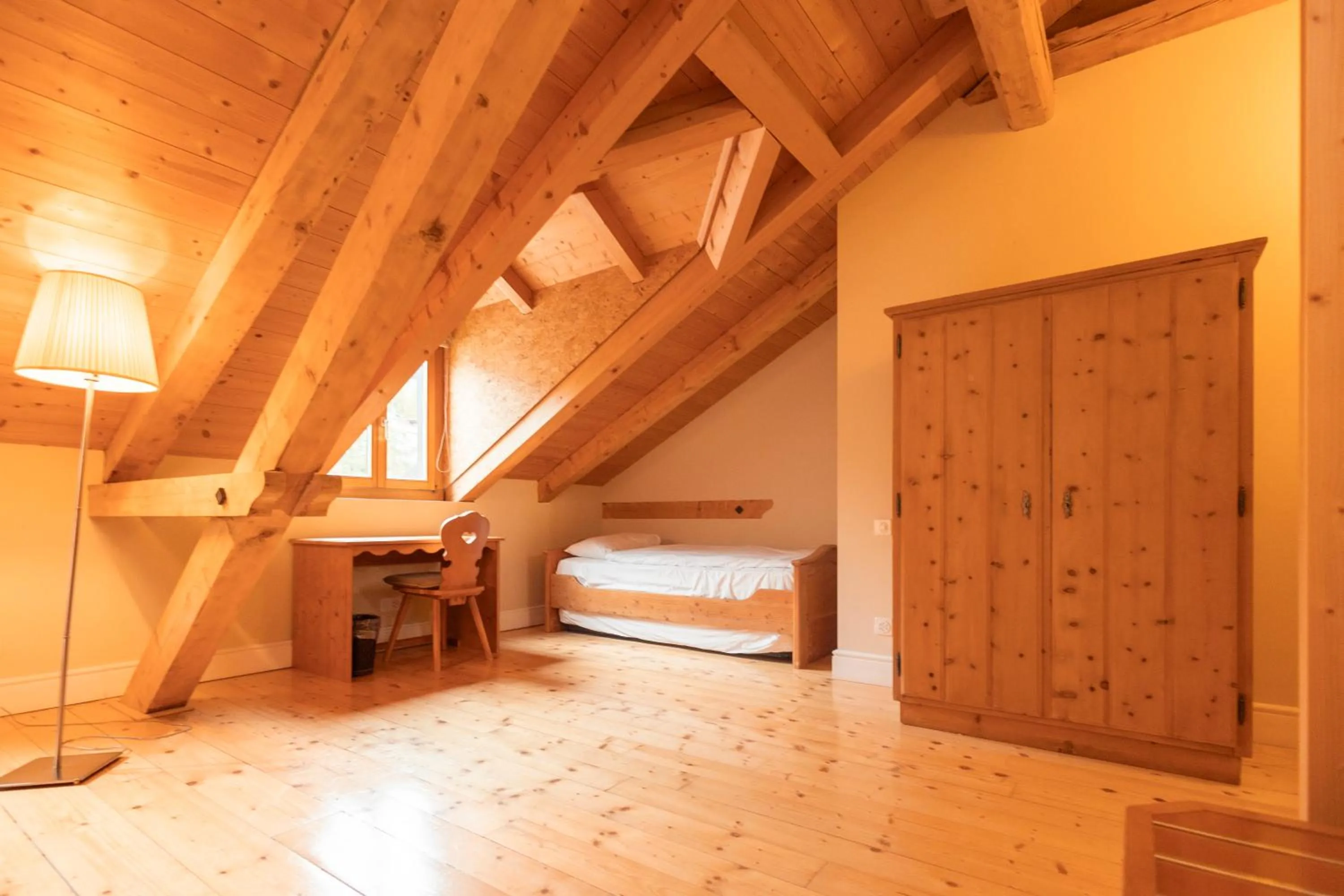 Bed in Hotel Bernina 1865 by Kleos Group Collection