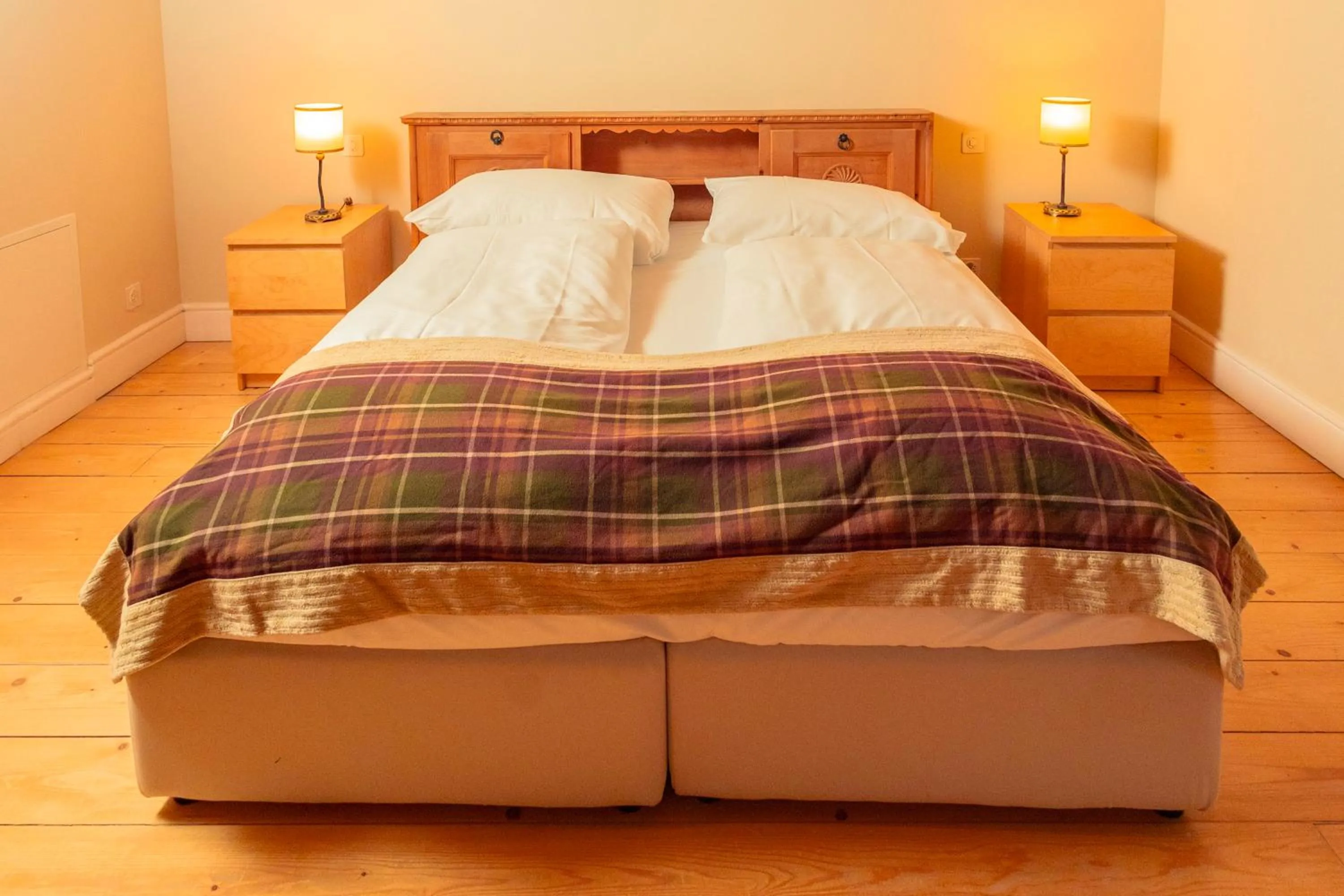 Bedroom in Hotel Bernina 1865 by Kleos Group Collection