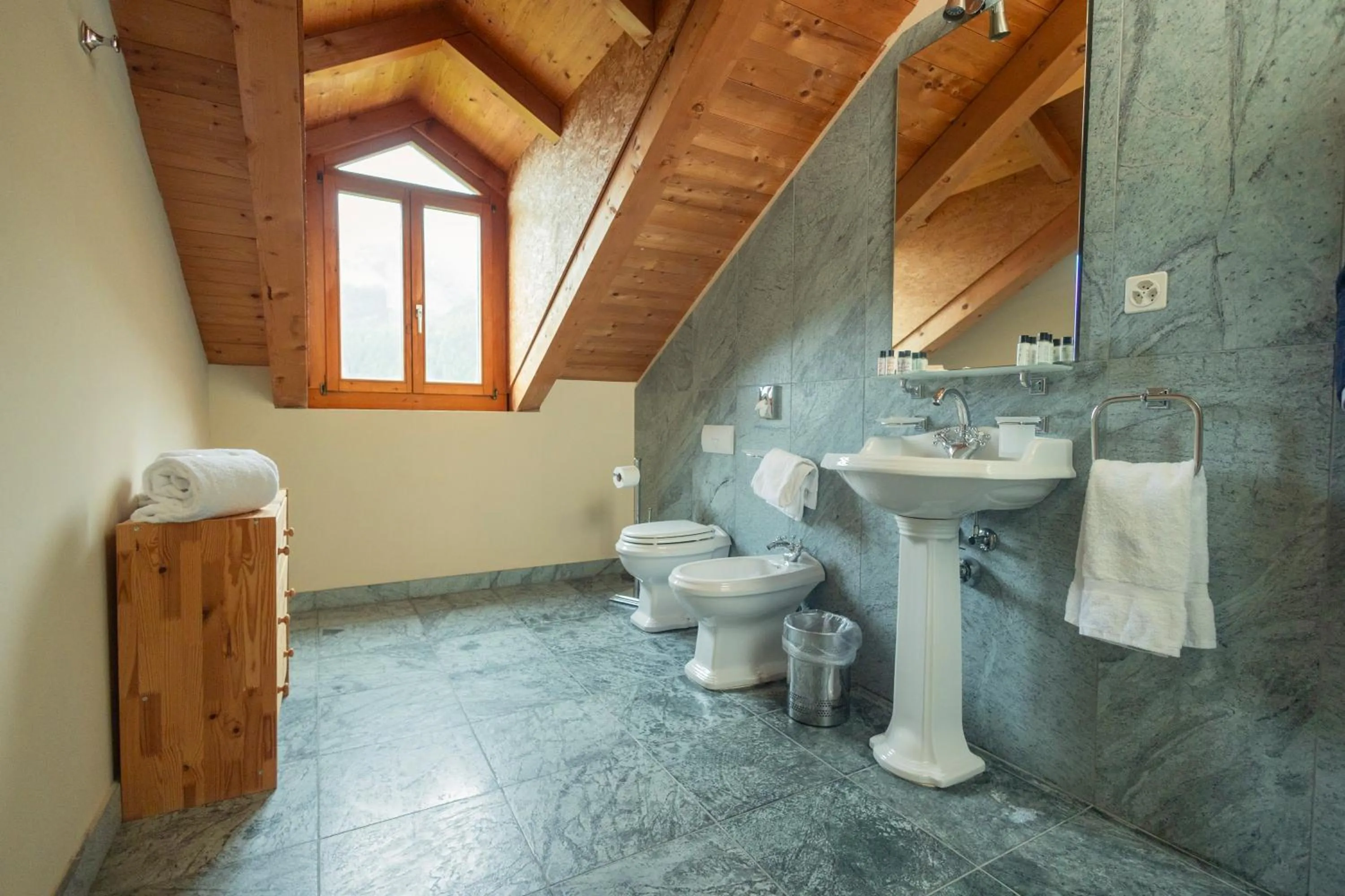 Toilet in Hotel Bernina 1865 by Kleos Group Collection