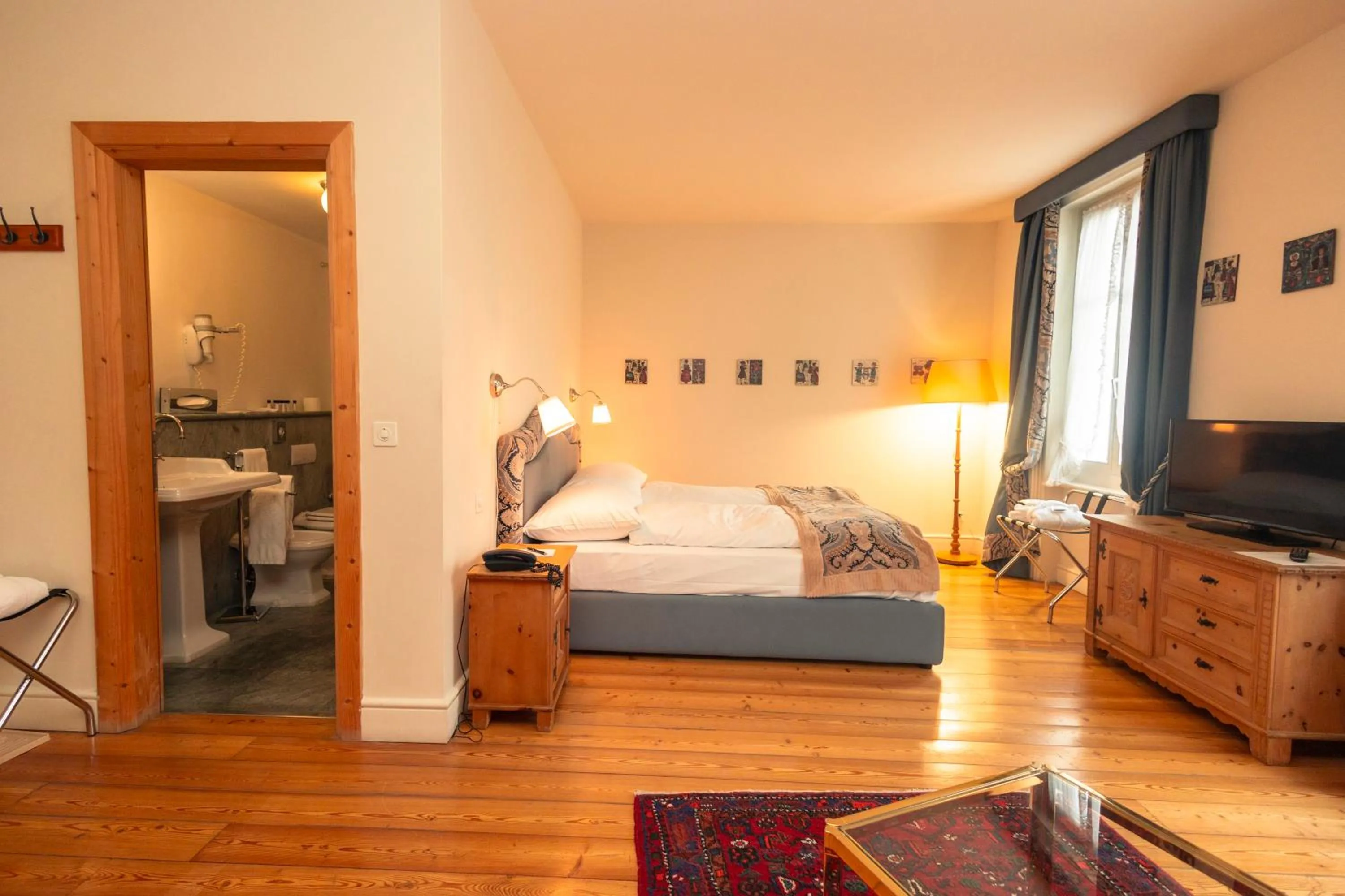 Bathroom in Hotel Bernina 1865 by Kleos Group Collection