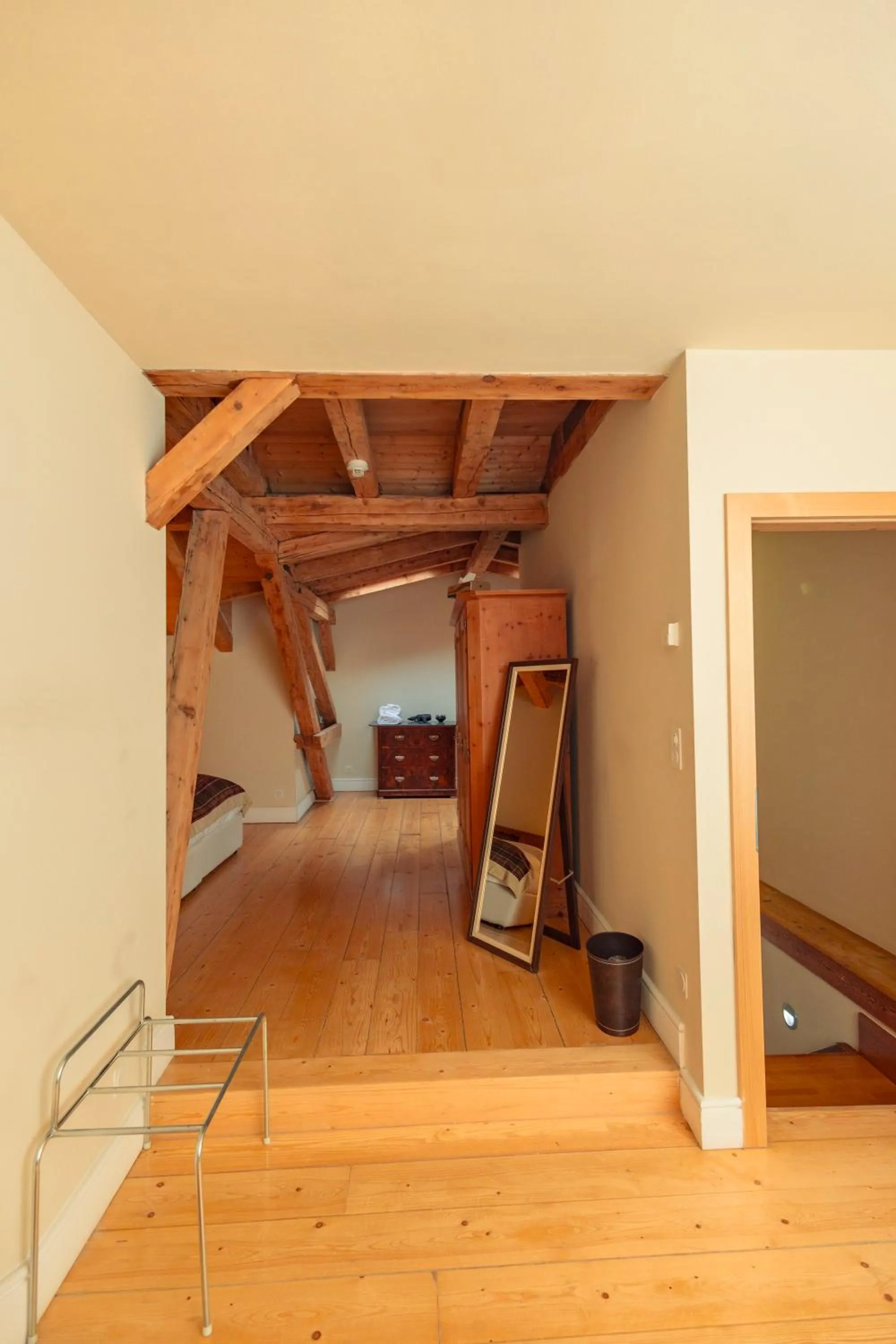 Bed in Hotel Bernina 1865 by Kleos Group Collection