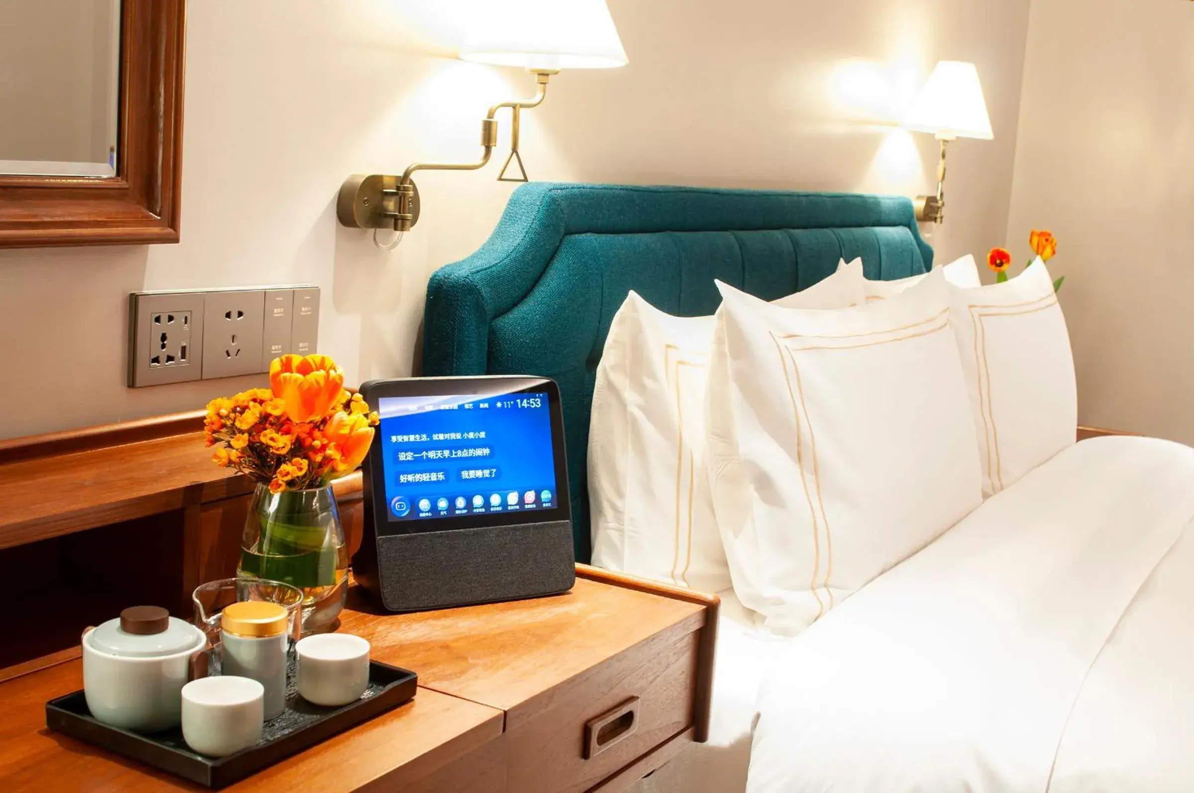 Bed in Royal Grace Hotel Optics Valley Wuhan Bed in Royal Grace Hotel Optics Valley Wuhan