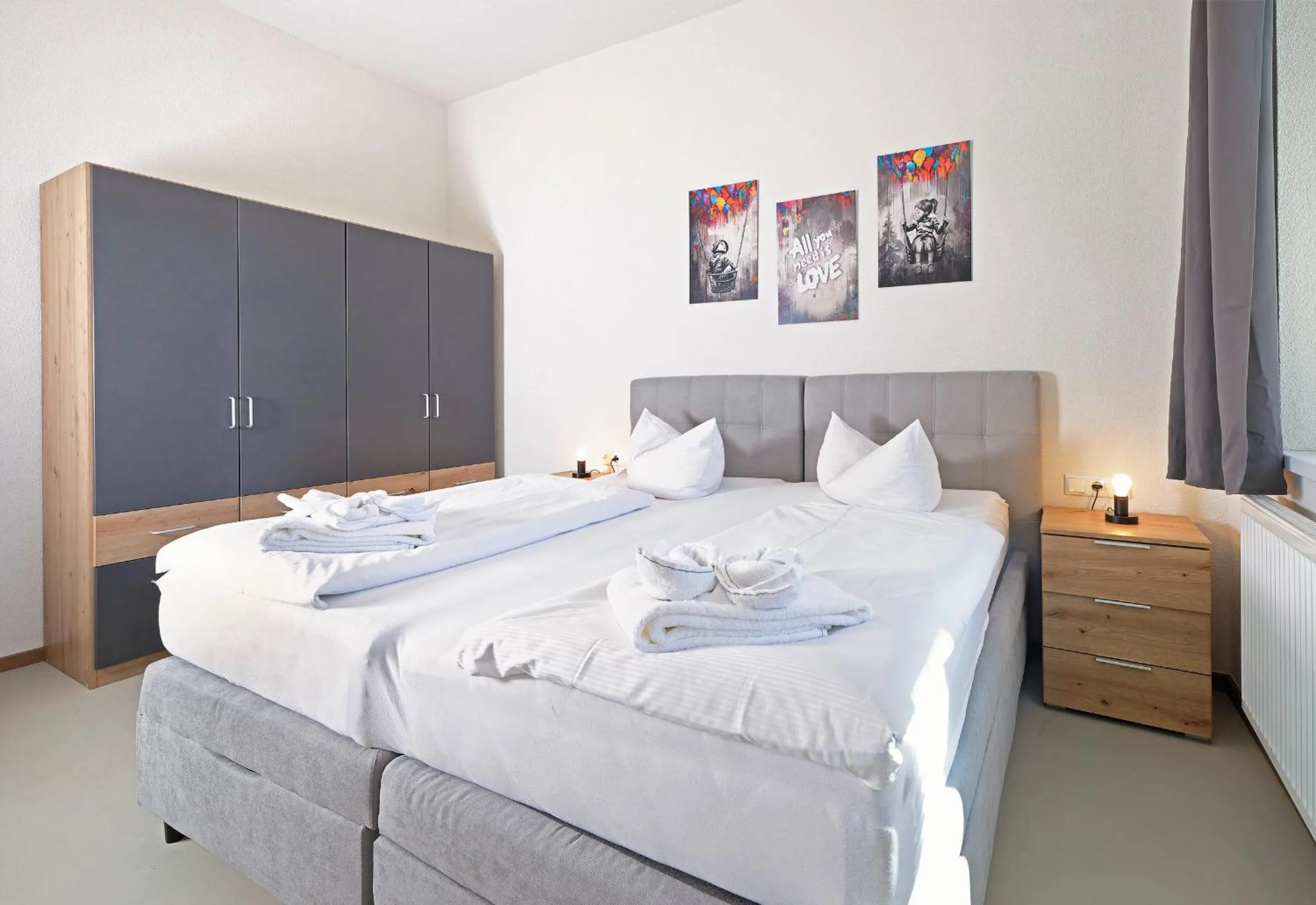 Bed in Hotel Bayerisch Meran