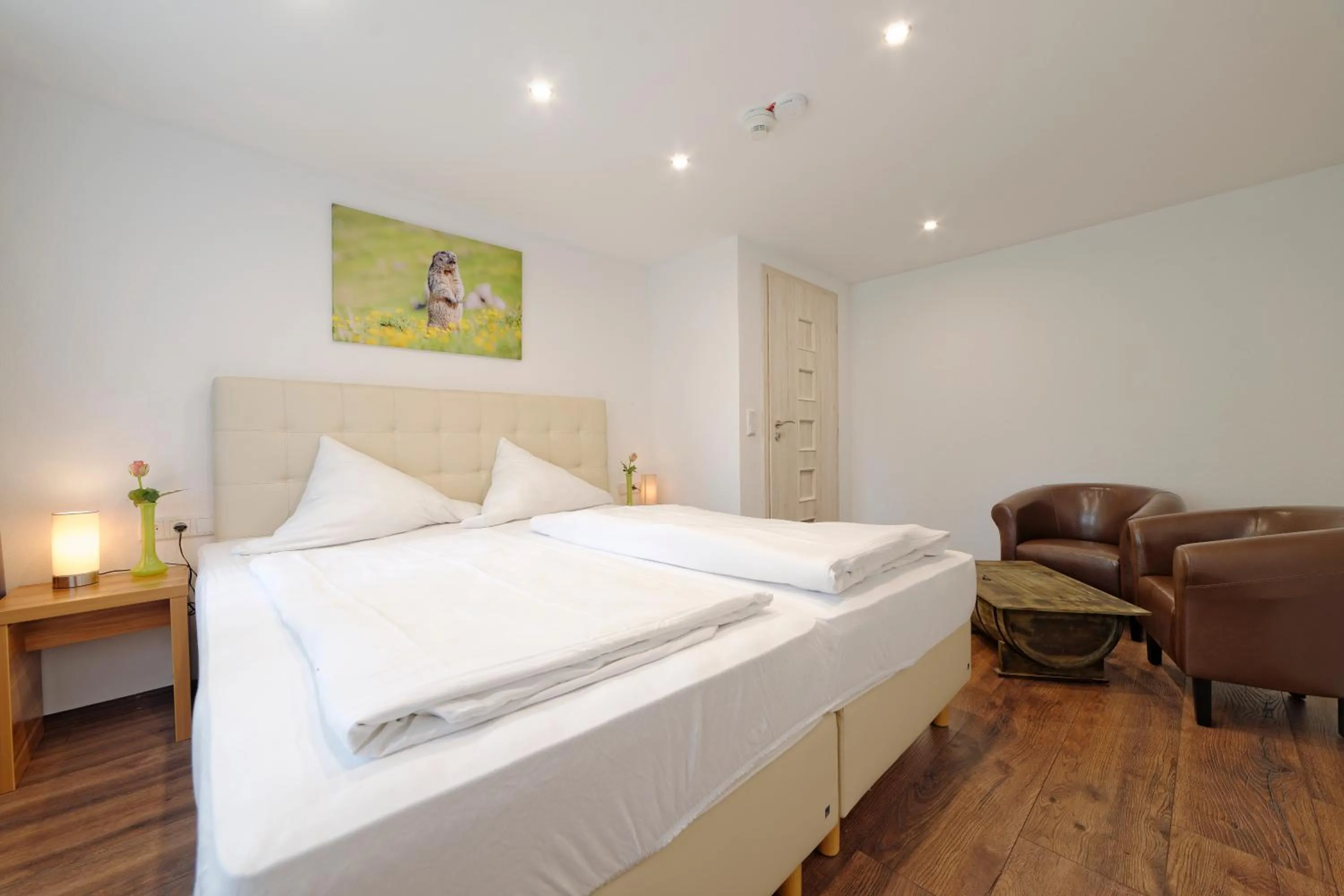 Bedroom, Bed in Hotel Bayerisch Meran