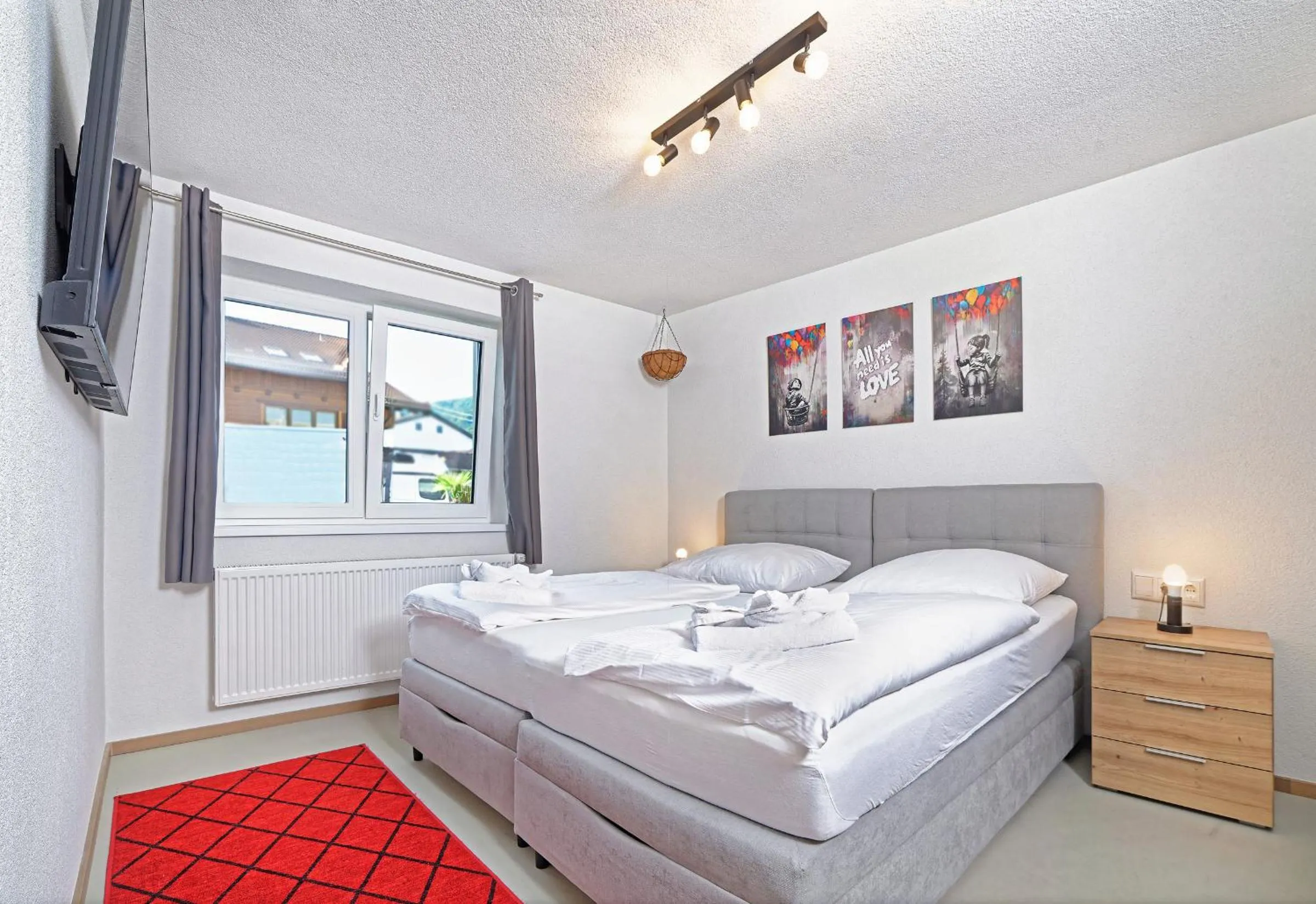 Bed in Hotel Bayerisch Meran