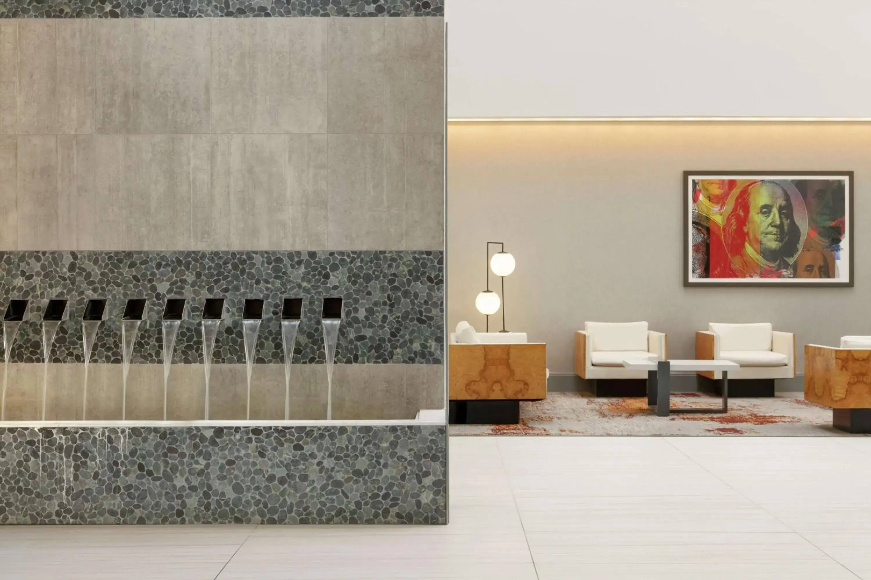 Lobby or reception in Embassy Suites by Hilton Philadelphia Valley Forge Lobby or reception in Embassy Suites by Hilton Philadelphia Valley Forge