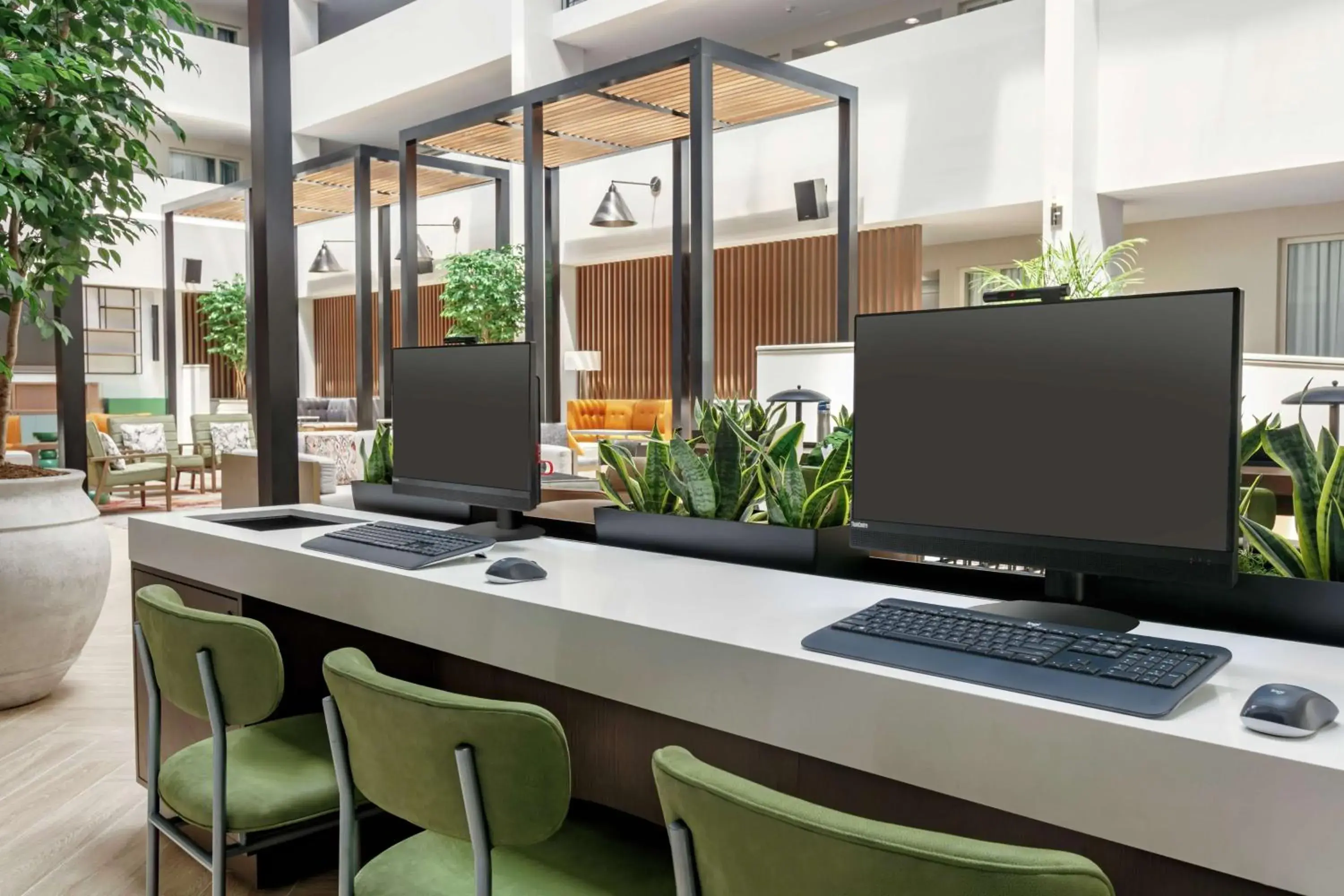 Lobby or reception in Embassy Suites by Hilton Philadelphia Valley Forge Lobby or reception in Embassy Suites by Hilton Philadelphia Valley Forge