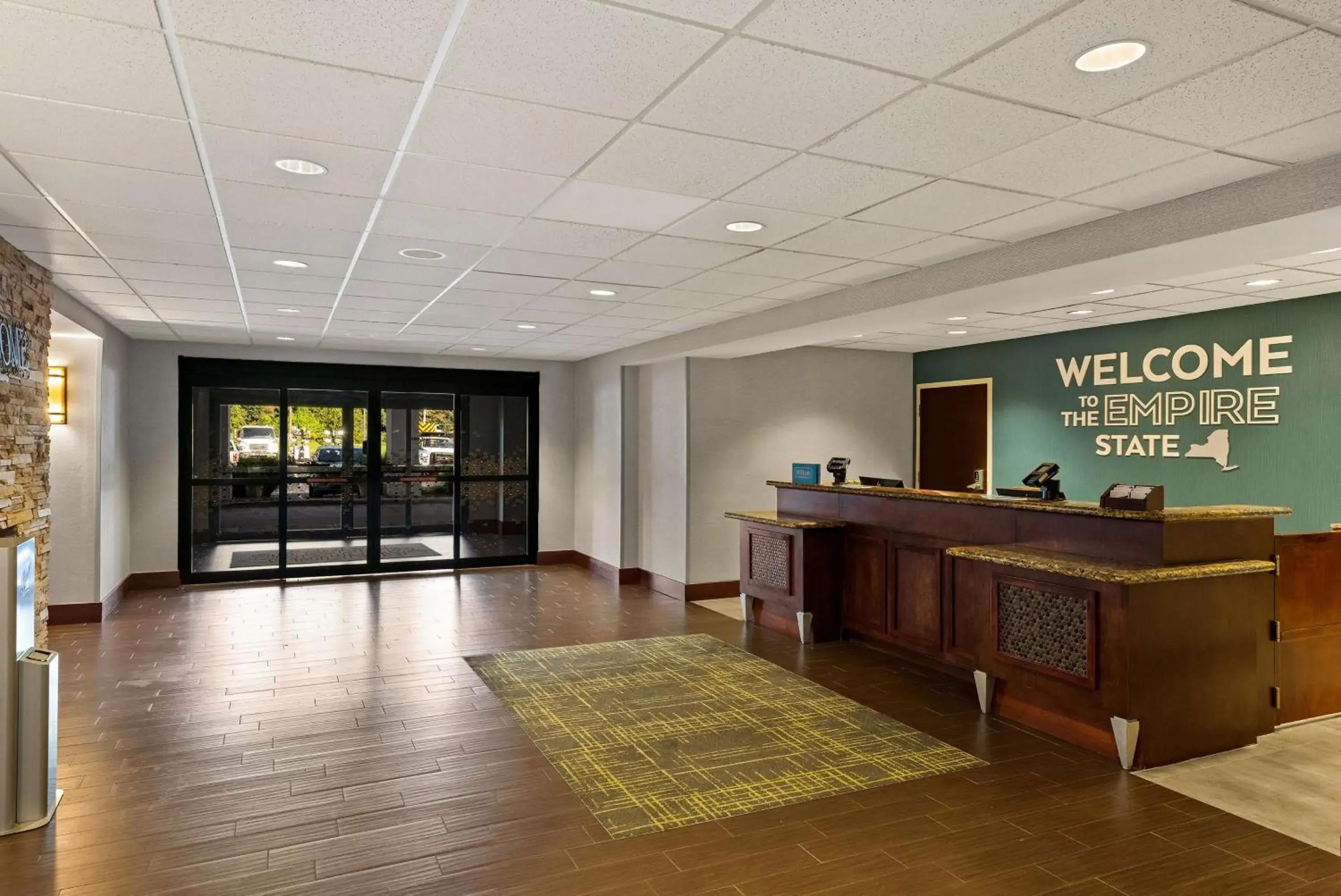 Lobby or reception in Hampton Inn & Suites Poughkeepsie Lobby or reception in Hampton Inn & Suites Poughkeepsie