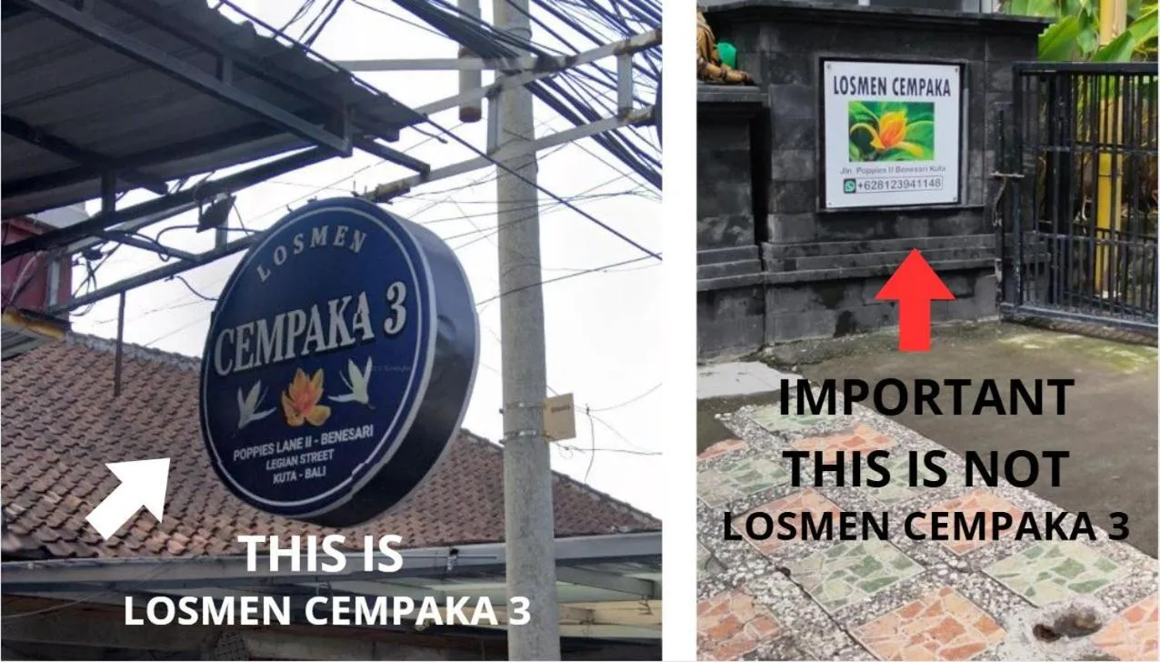 Facade/entrance in Losmen Cempaka 3