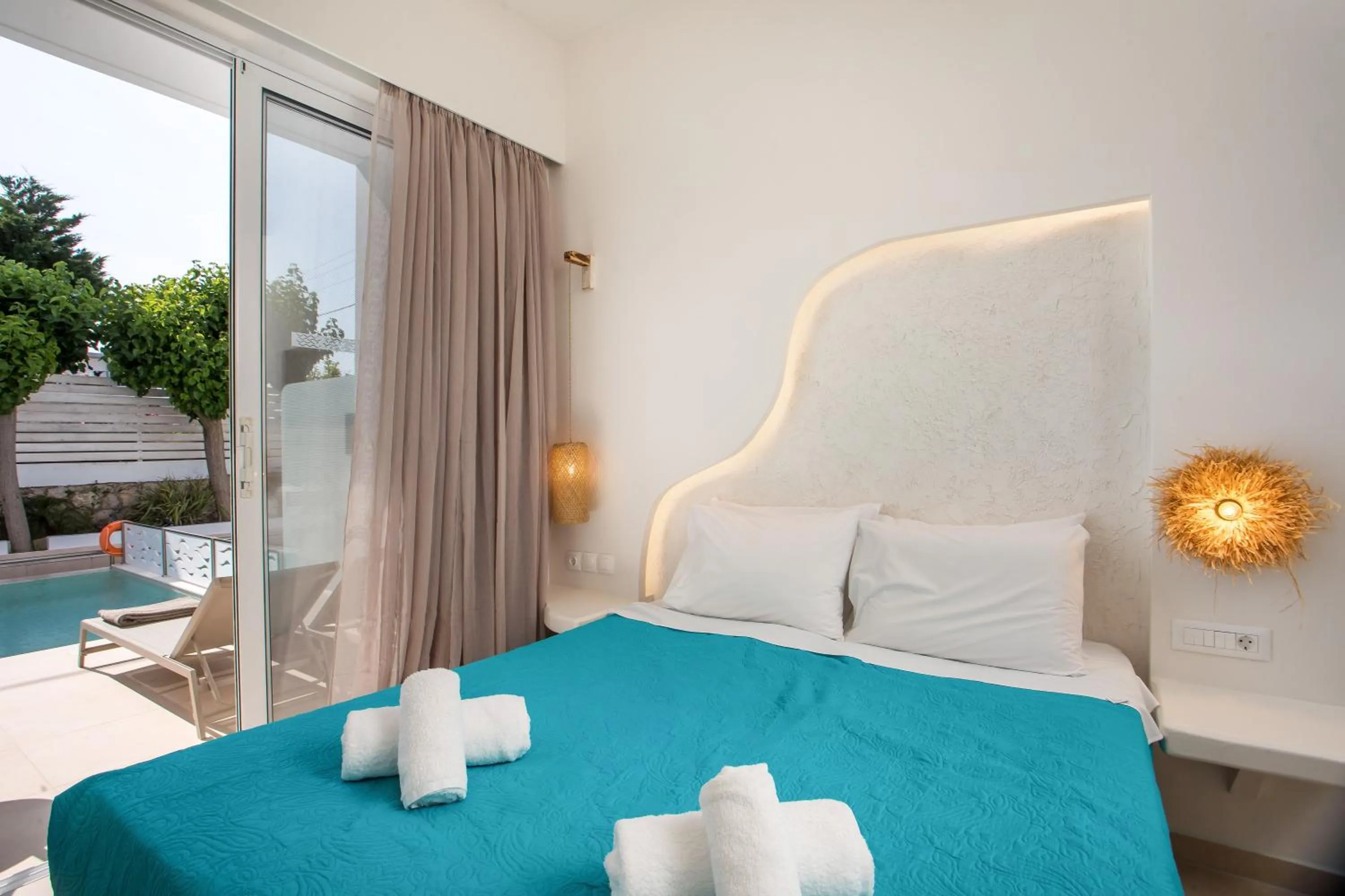 View (from property/room), Bed in Stay Helios