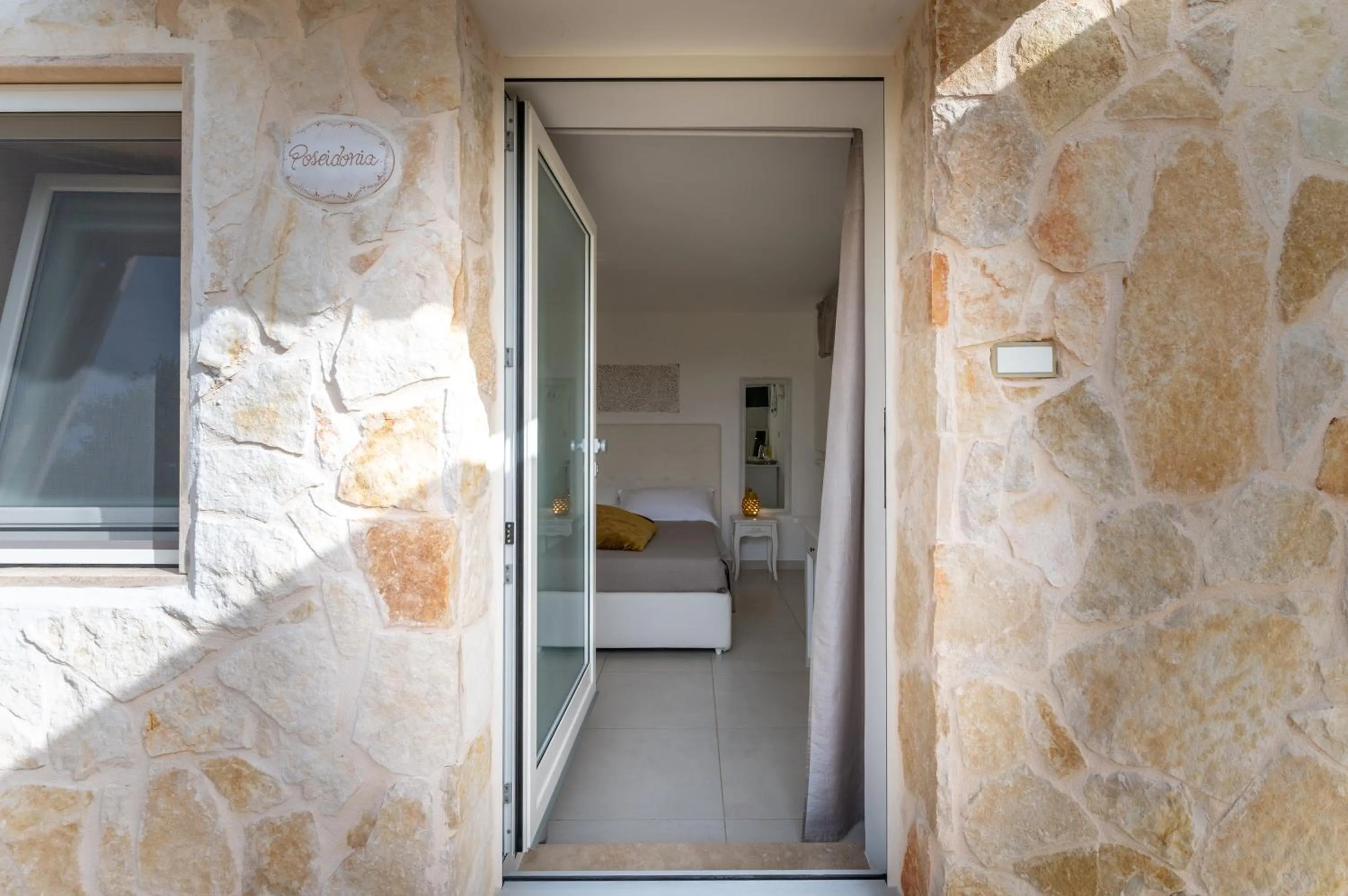 Bed in La Terrazza Sulla Rupe Relais