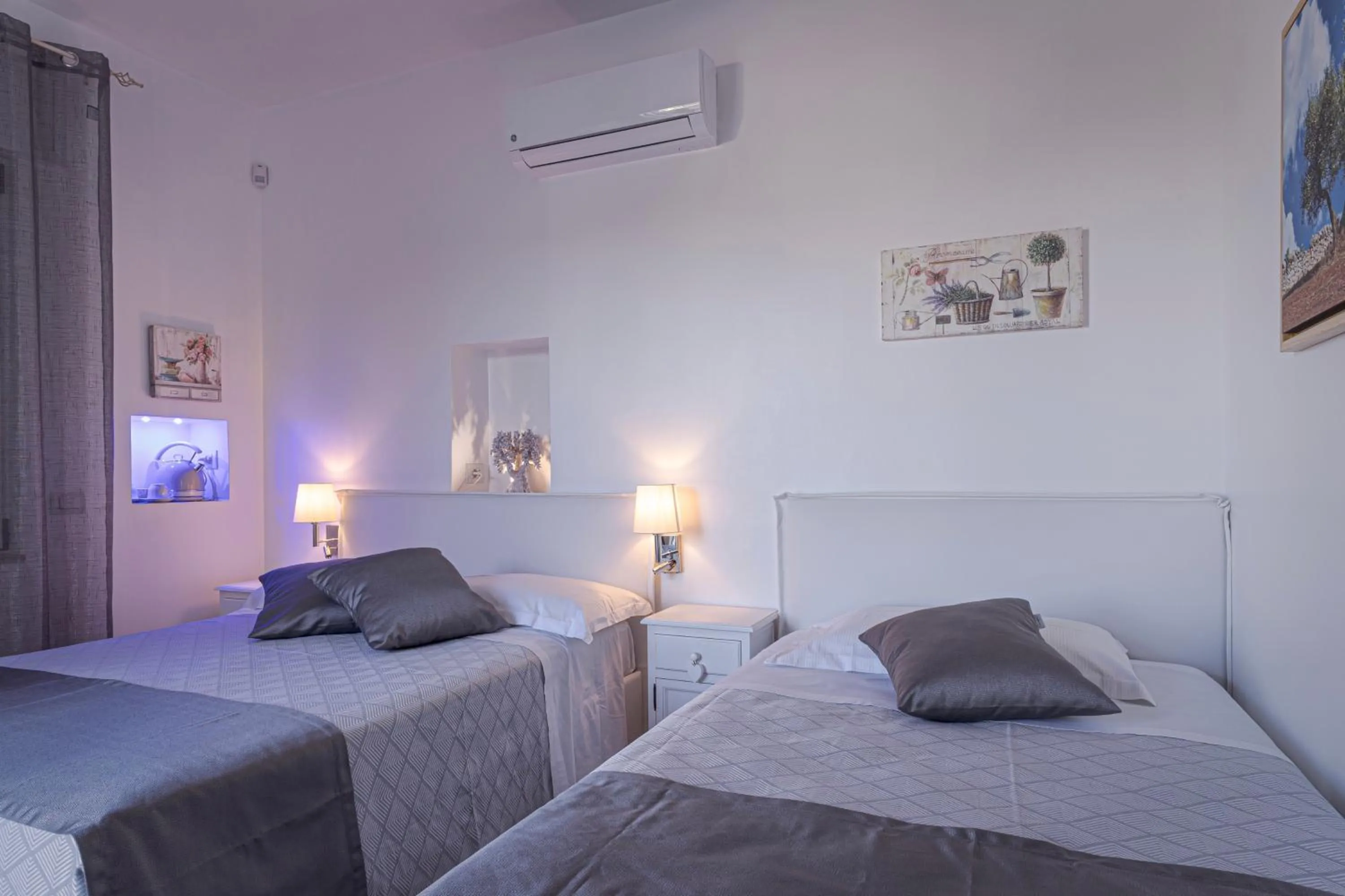 Bed in La Terrazza Sulla Rupe Relais