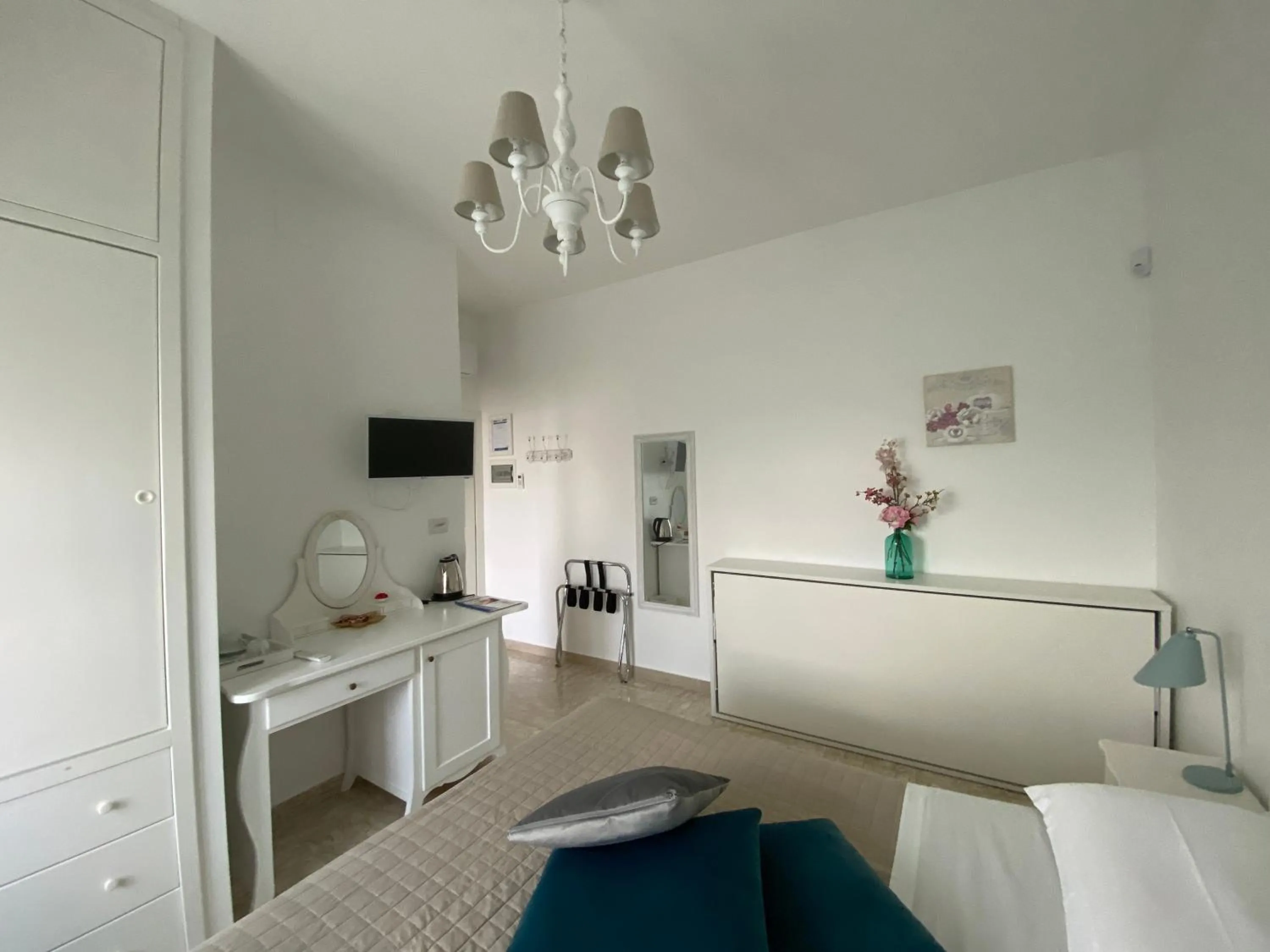 Bed in La Terrazza Sulla Rupe Relais