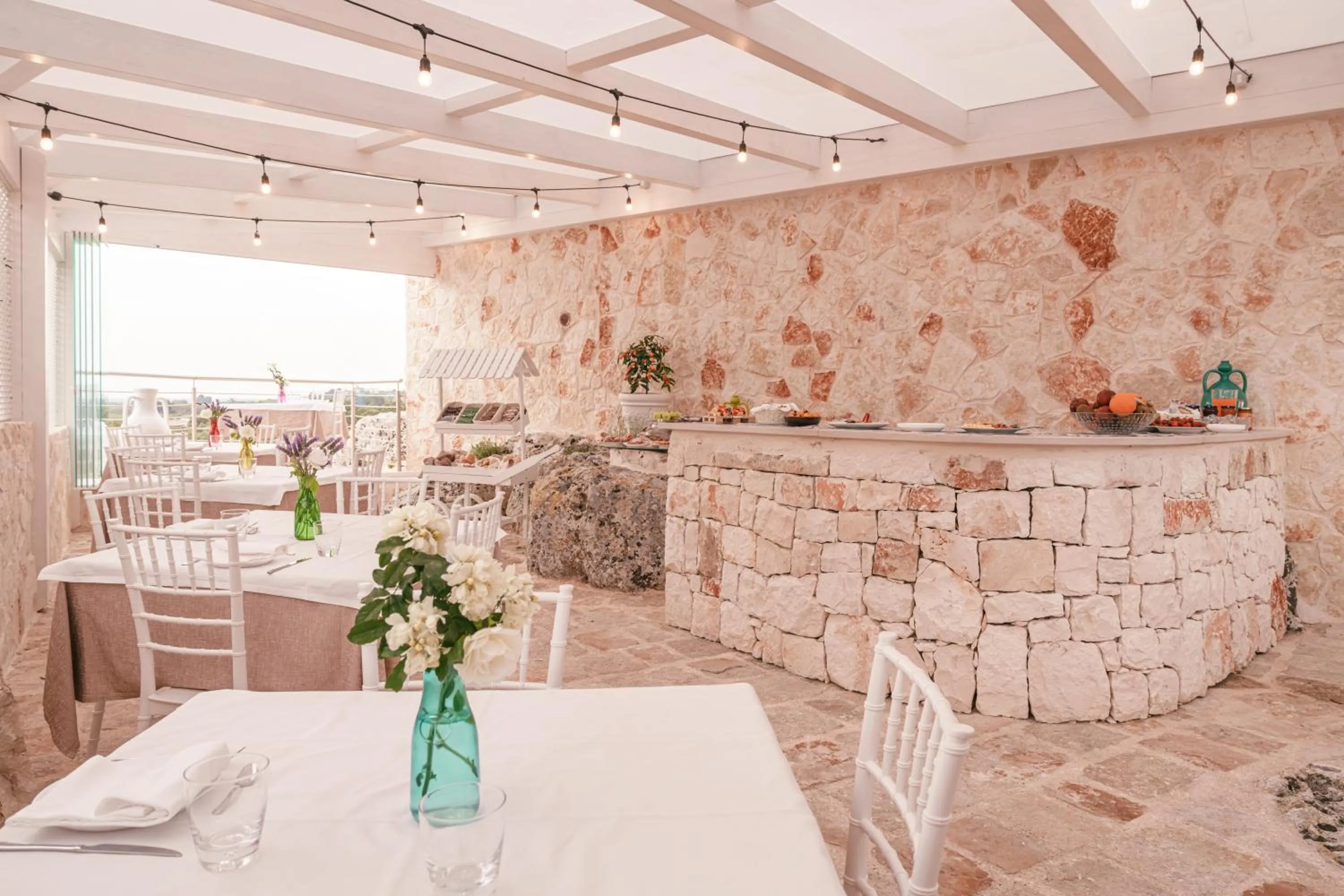 Patio in La Terrazza Sulla Rupe Relais