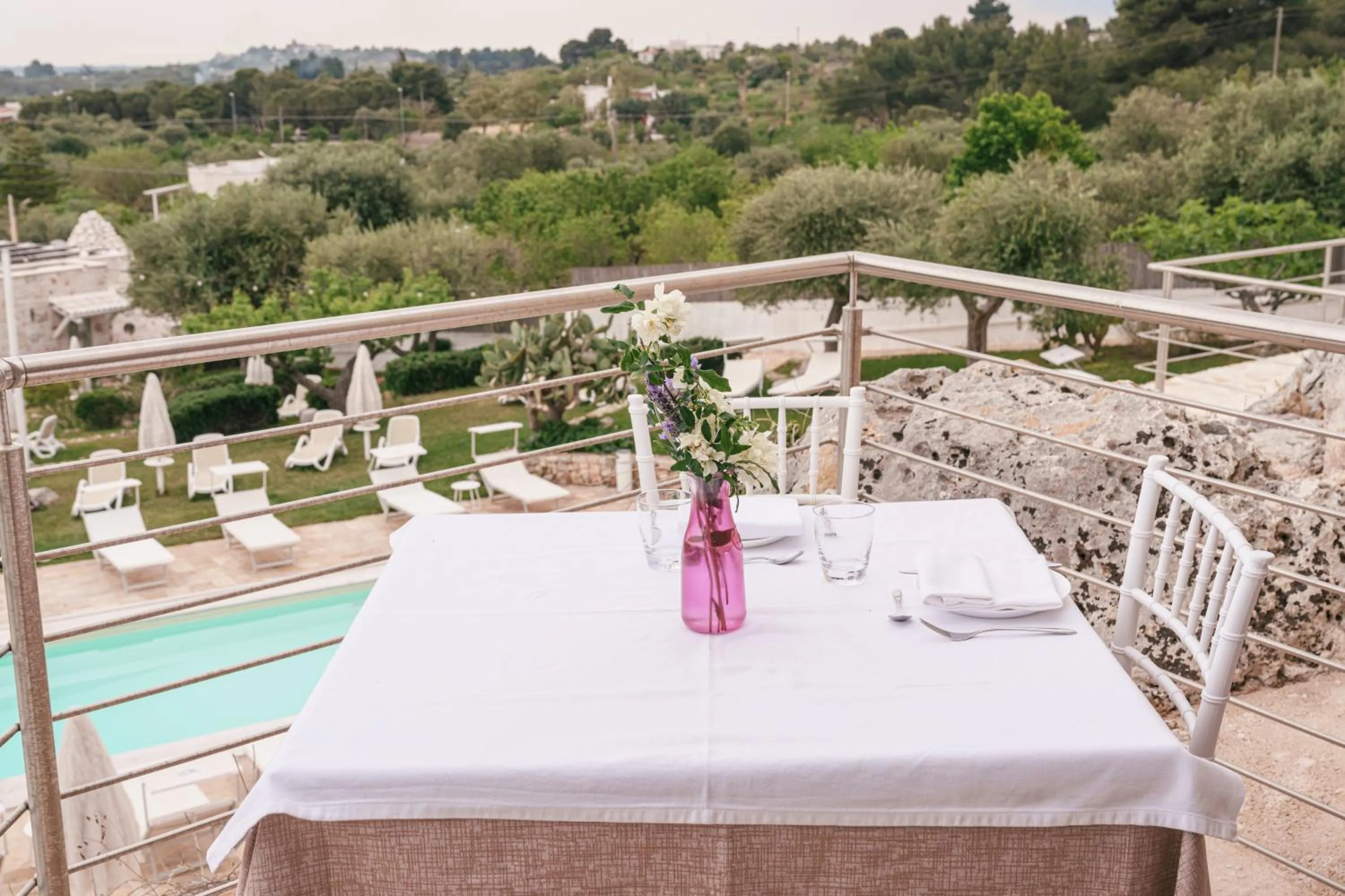 Balcony/Terrace in La Terrazza Sulla Rupe Relais