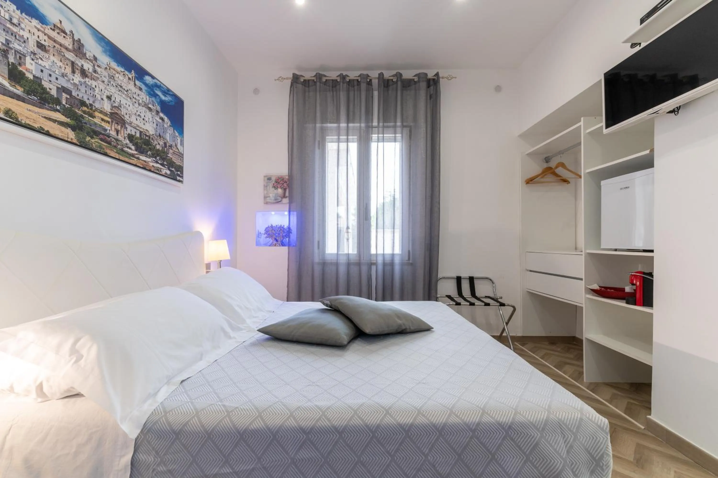 Bed in La Terrazza Sulla Rupe Relais