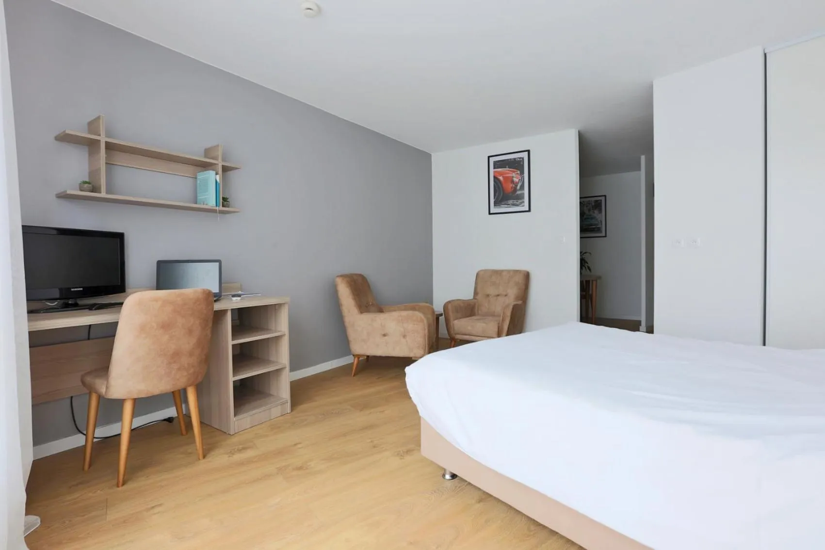 Bed in KOSY Appart'Hôtels - La Maison Des Chercheurs