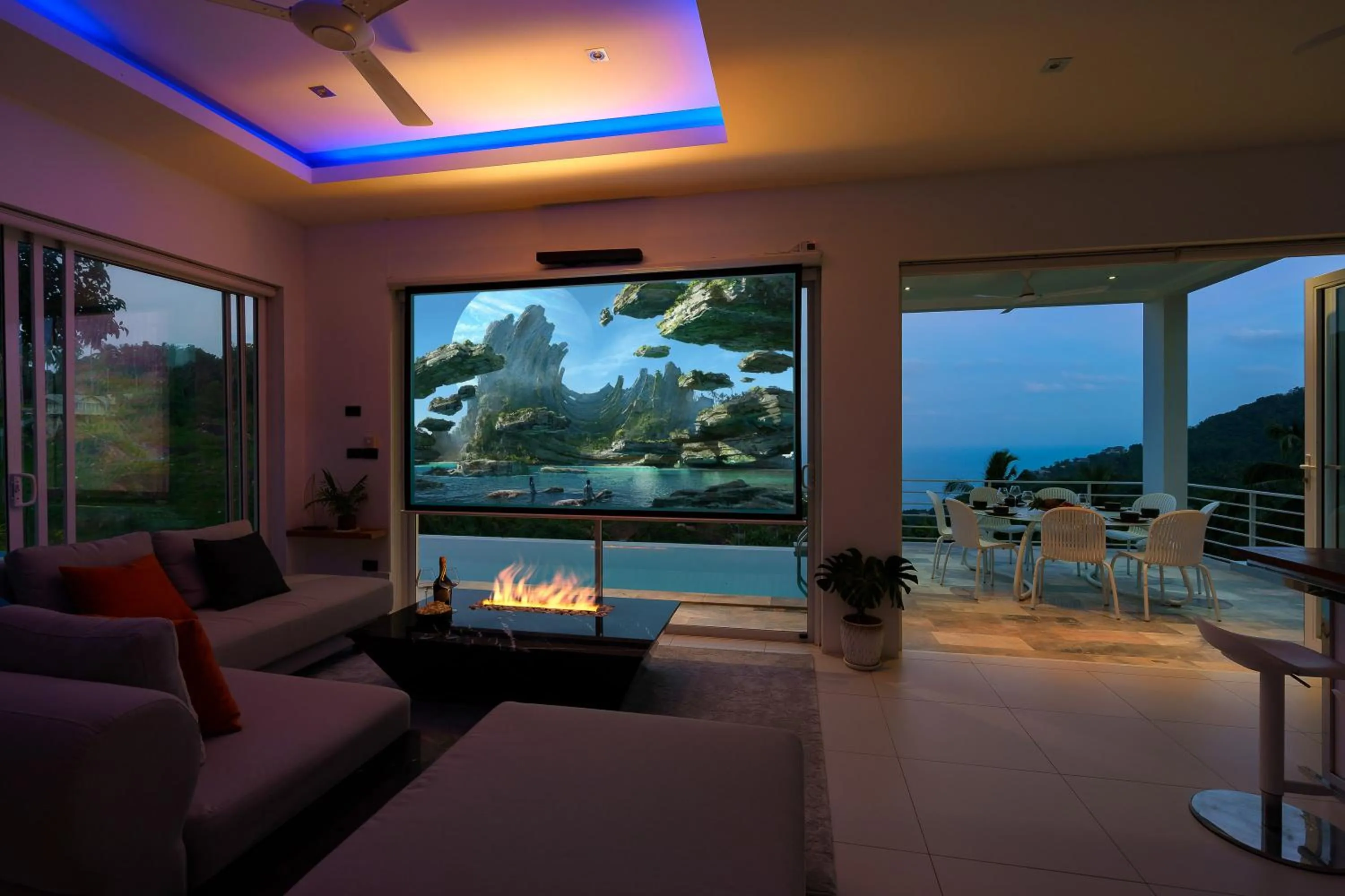 TV and multimedia in Villa Melo