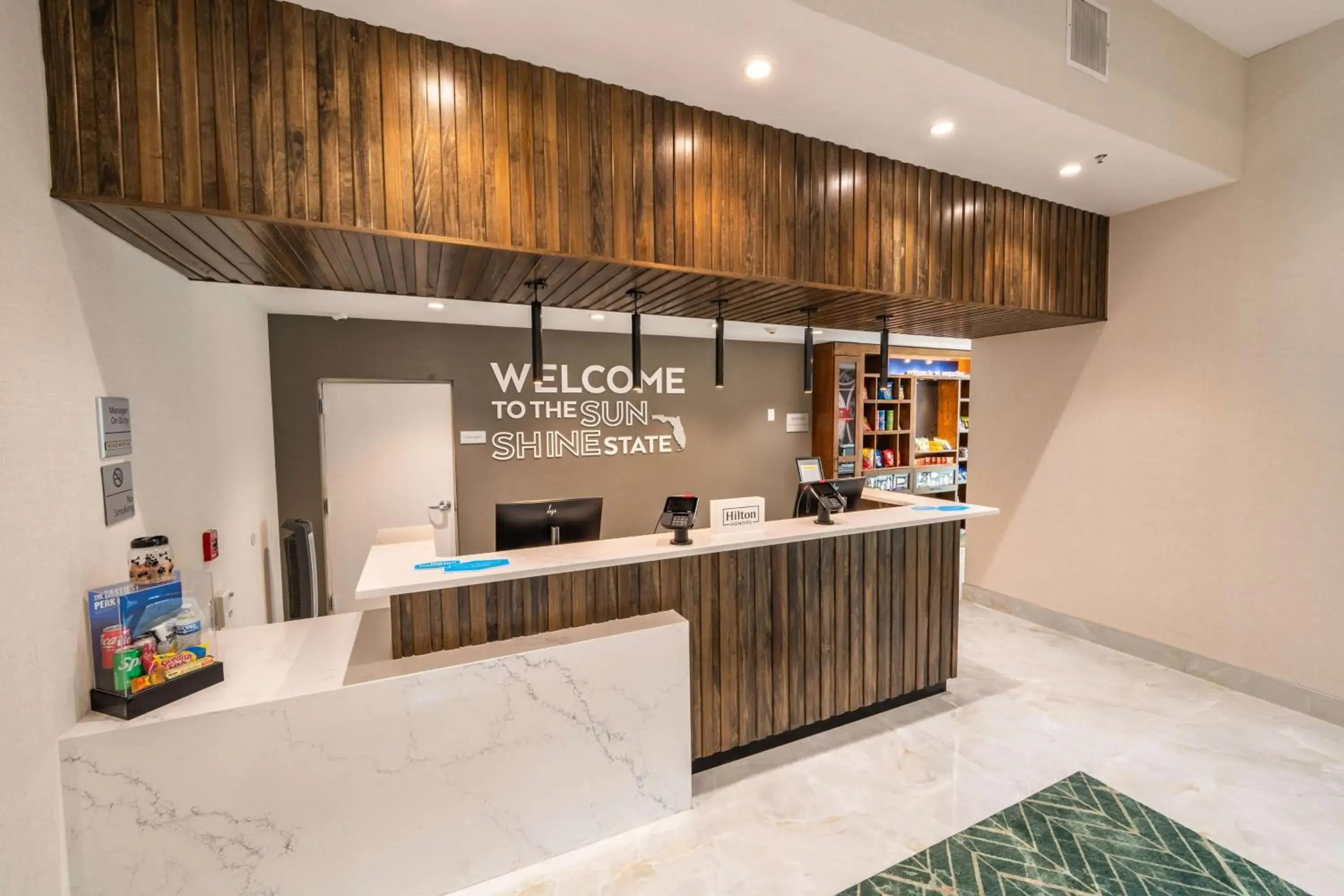 Lobby or reception in Hampton Inn St Augustine Downtown Historic Distric Lobby or reception in Hampton Inn St Augustine Downtown Historic Distric