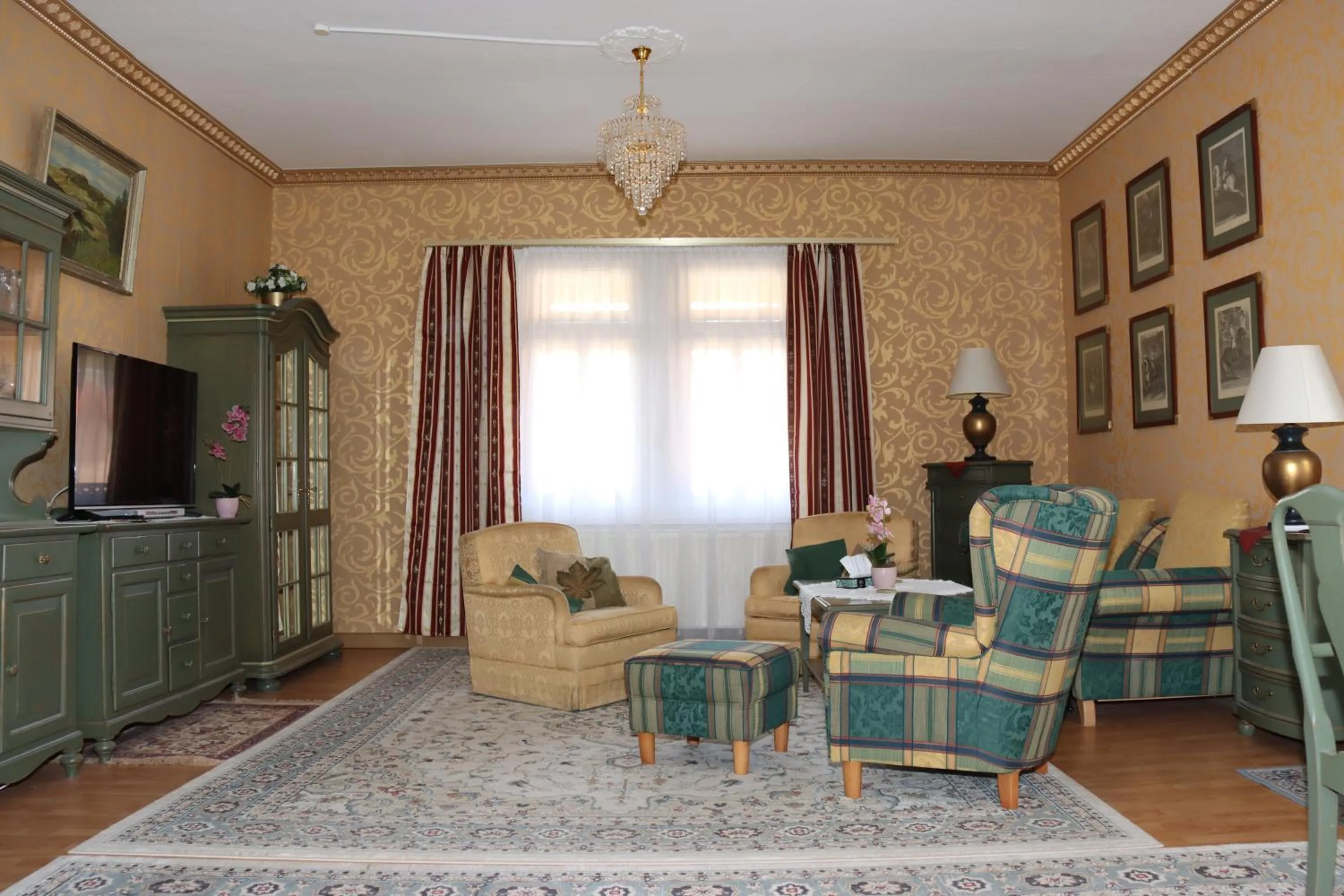 Living room in Villa Bomberg