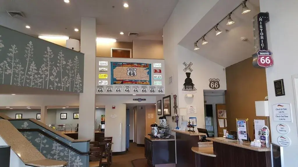 Lobby or reception in Baymont by Wyndham Barstow Historic Route 66 Lobby or reception in Baymont by Wyndham Barstow Historic Route 66