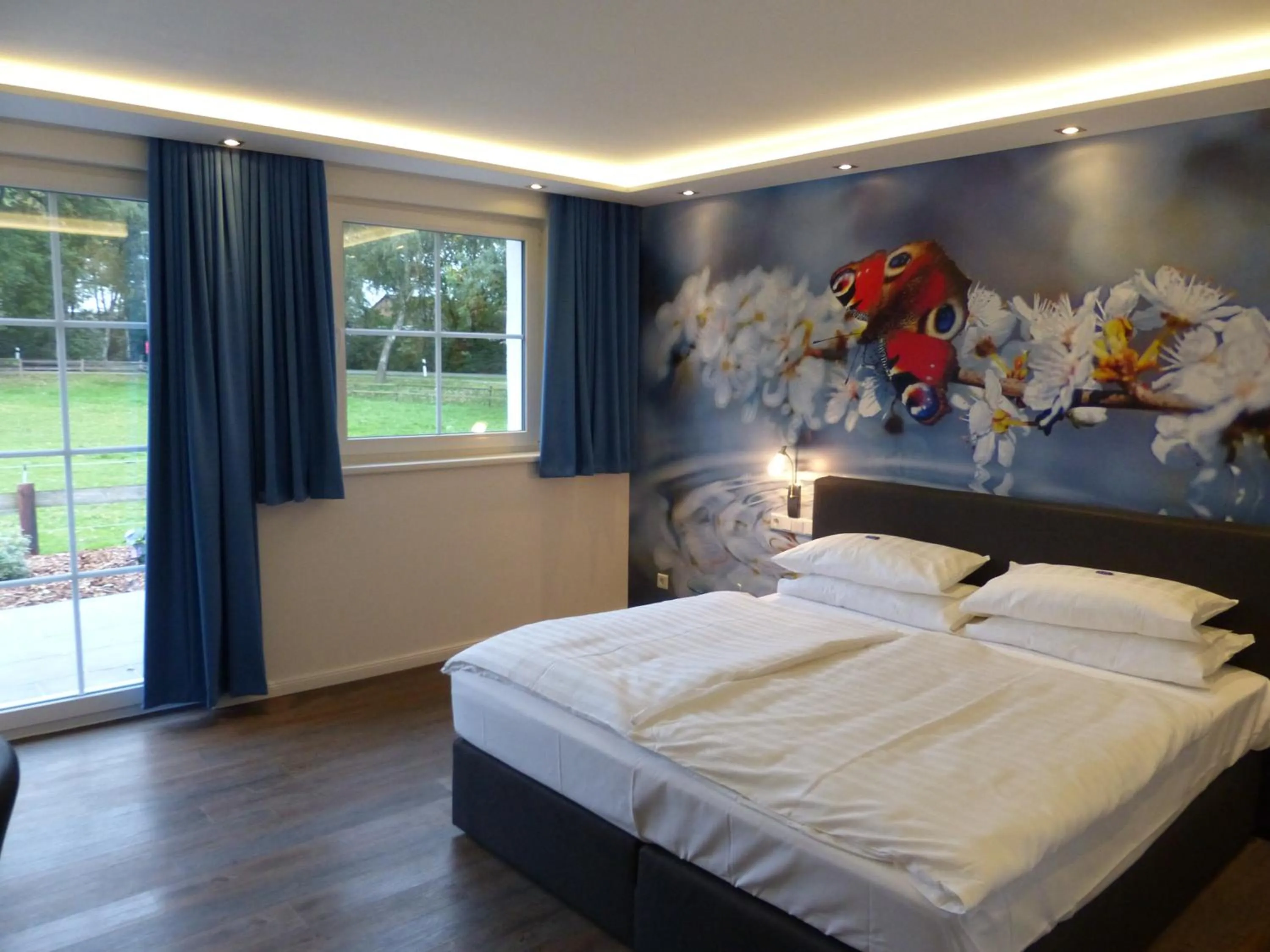 Photo of the whole room, Bed in Landhaus Wörpedorf