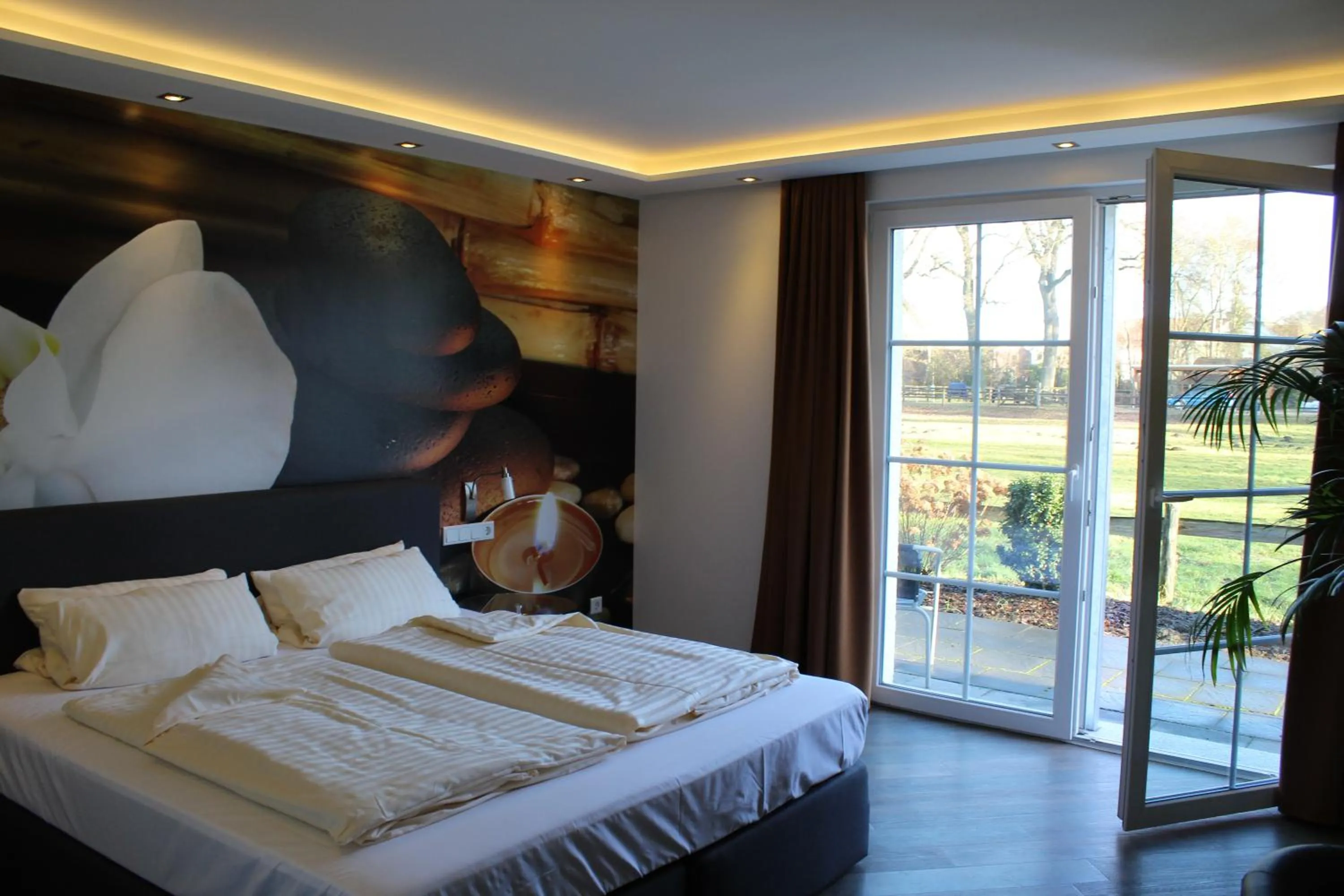 Photo of the whole room, Bed in Landhaus Wörpedorf