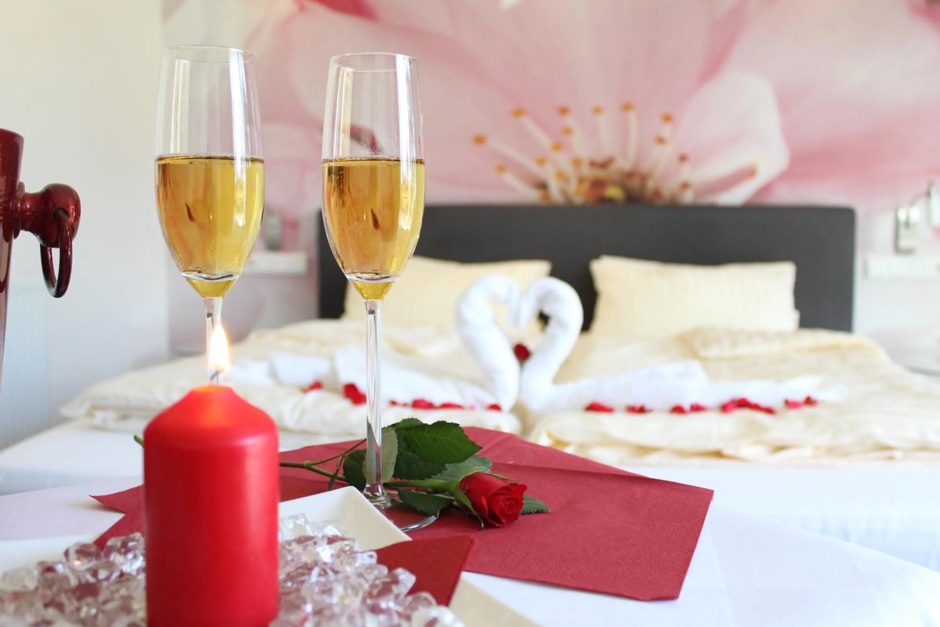 Bedroom, Bed in Landhaus Wörpedorf