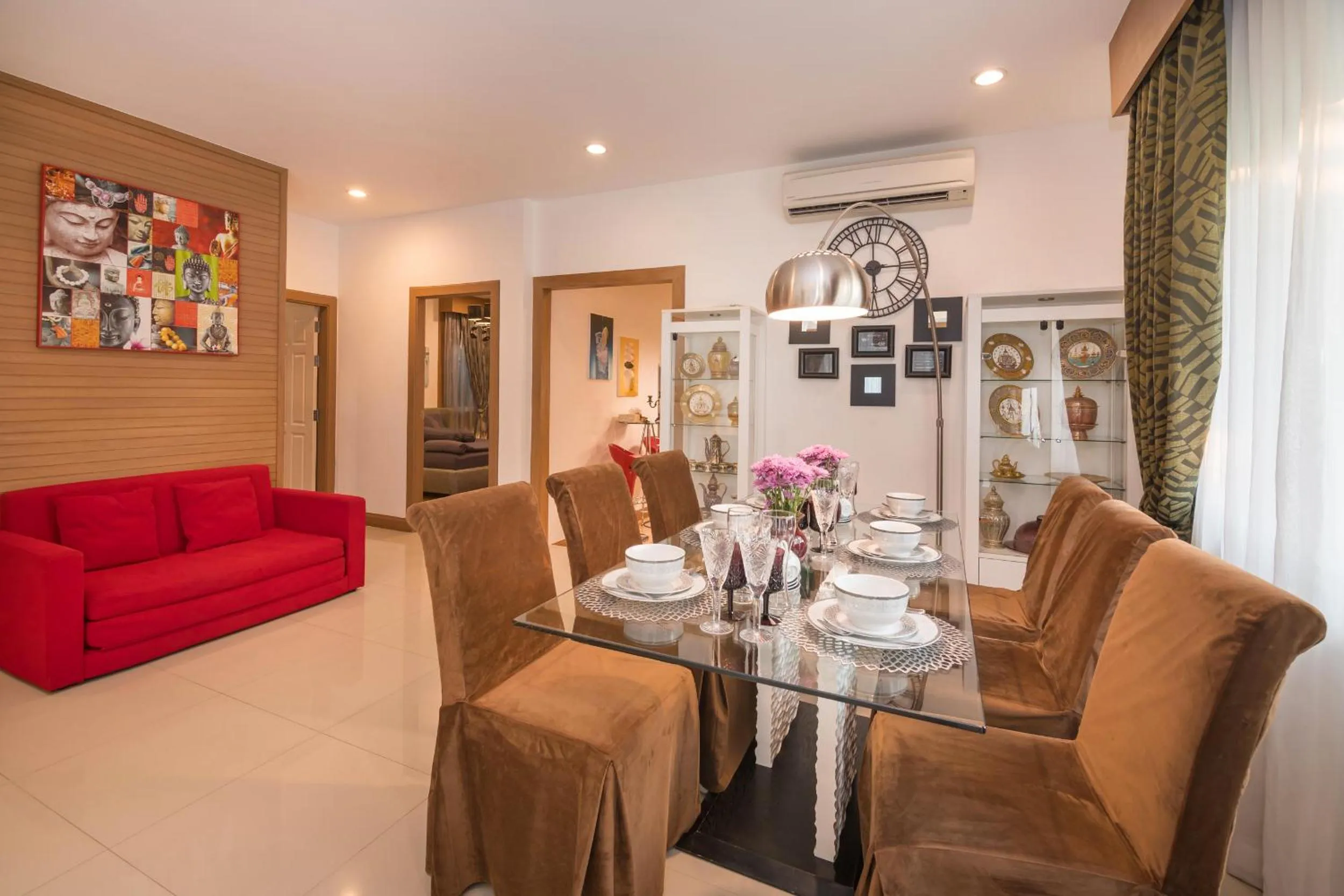 Living room in Leelawadee Pool Villa BBQ&Pool party