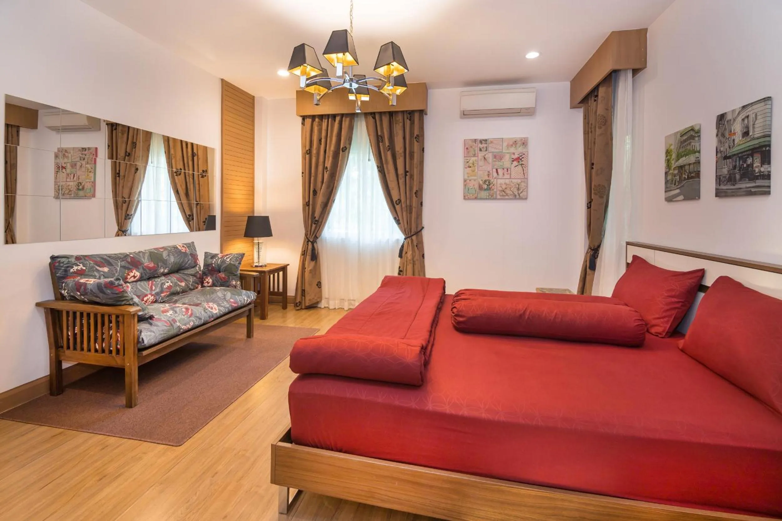 Bed in Leelawadee Pool Villa BBQ&Pool party