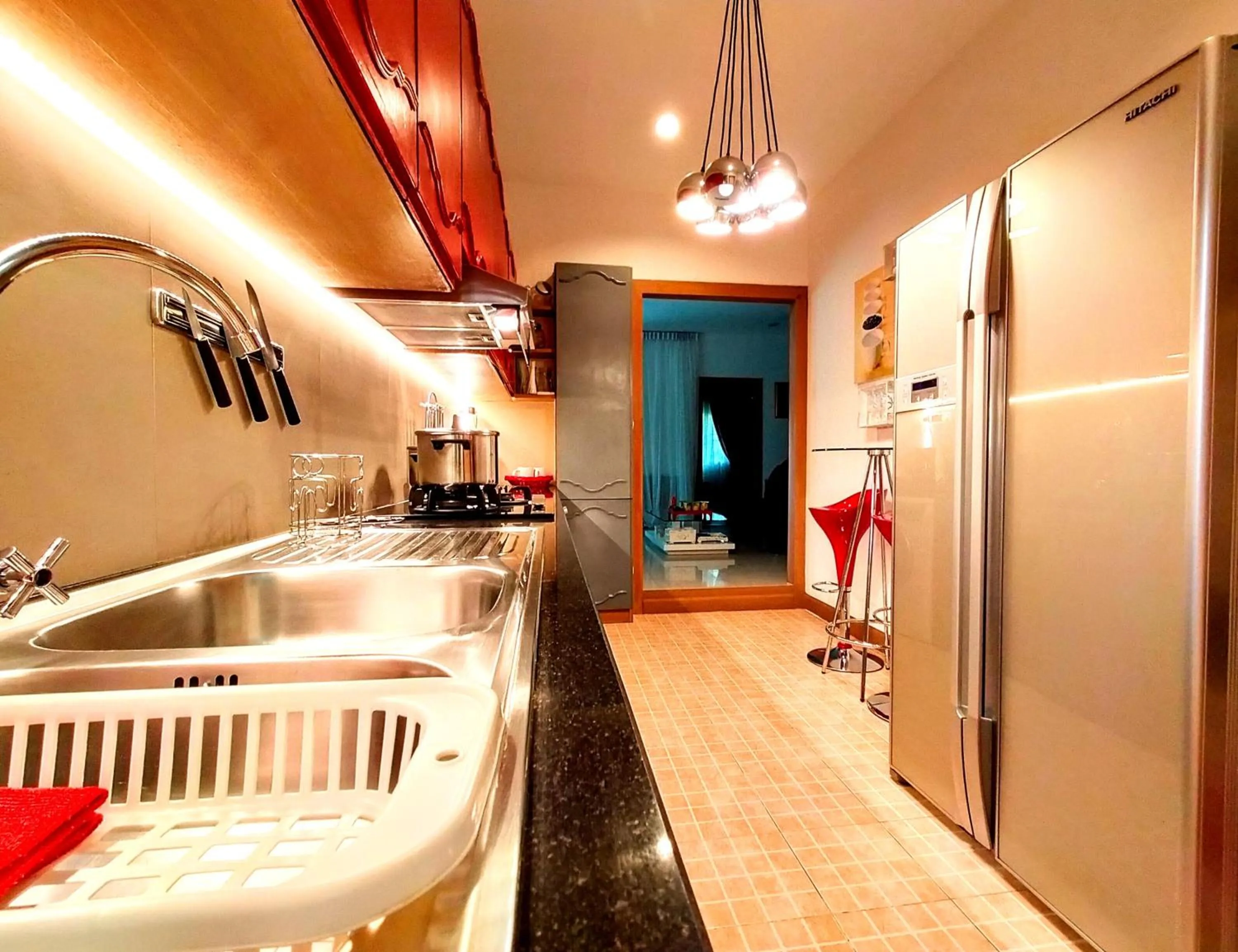 Kitchen or kitchenette in Leelawadee Pool Villa BBQ&Pool party