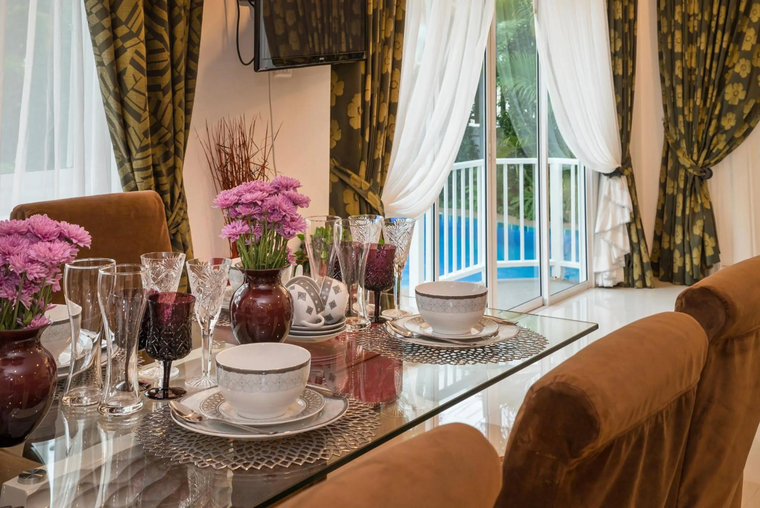 Decorative detail in Leelawadee Pool Villa BBQ&Pool party