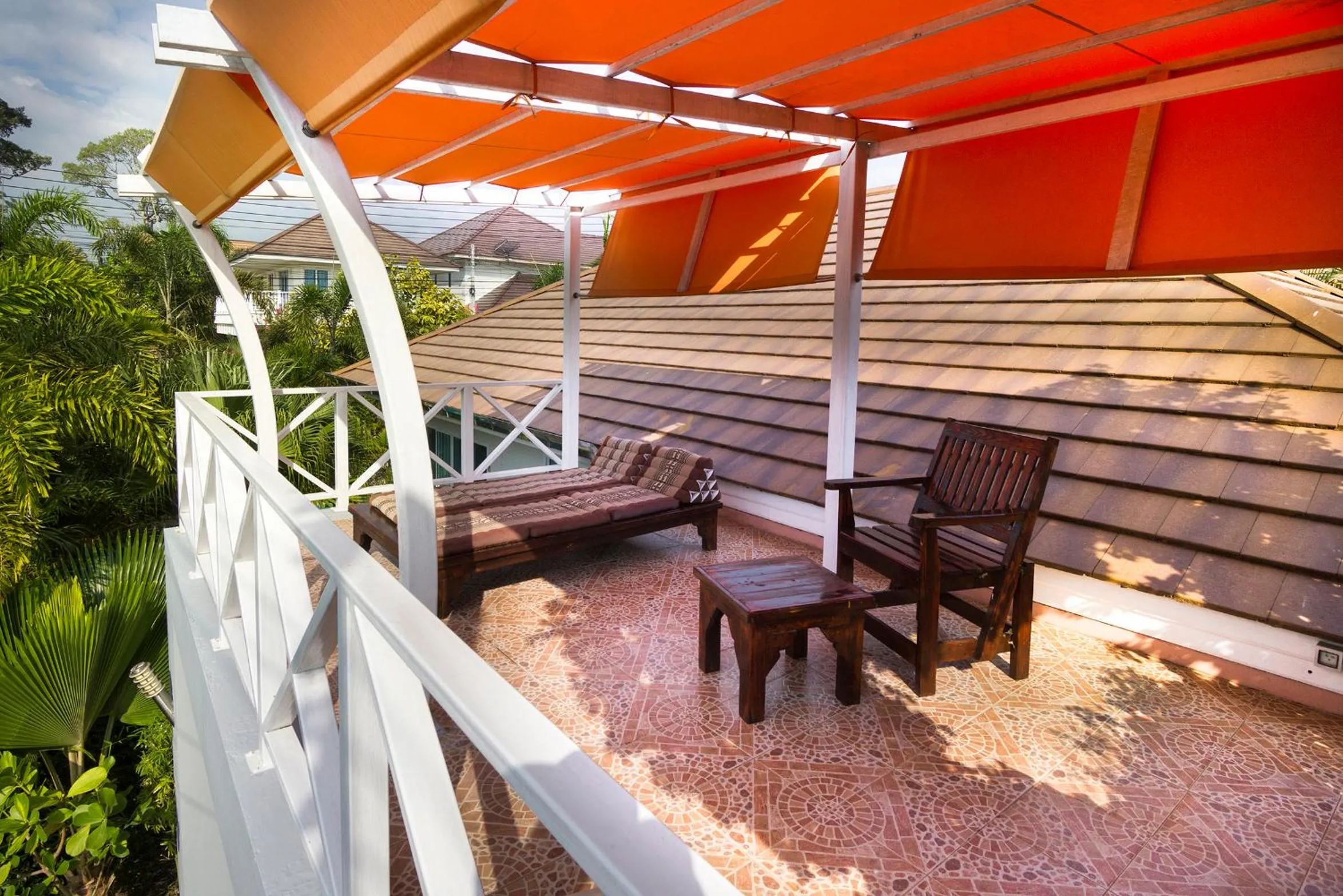 Patio in Leelawadee Pool Villa BBQ&Pool party