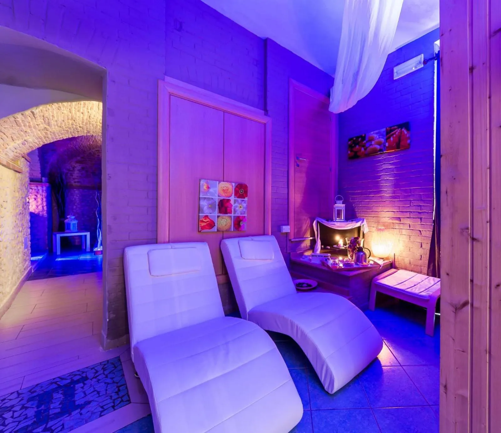 Spa and wellness centre/facilities, Bed in Hotel Federico II