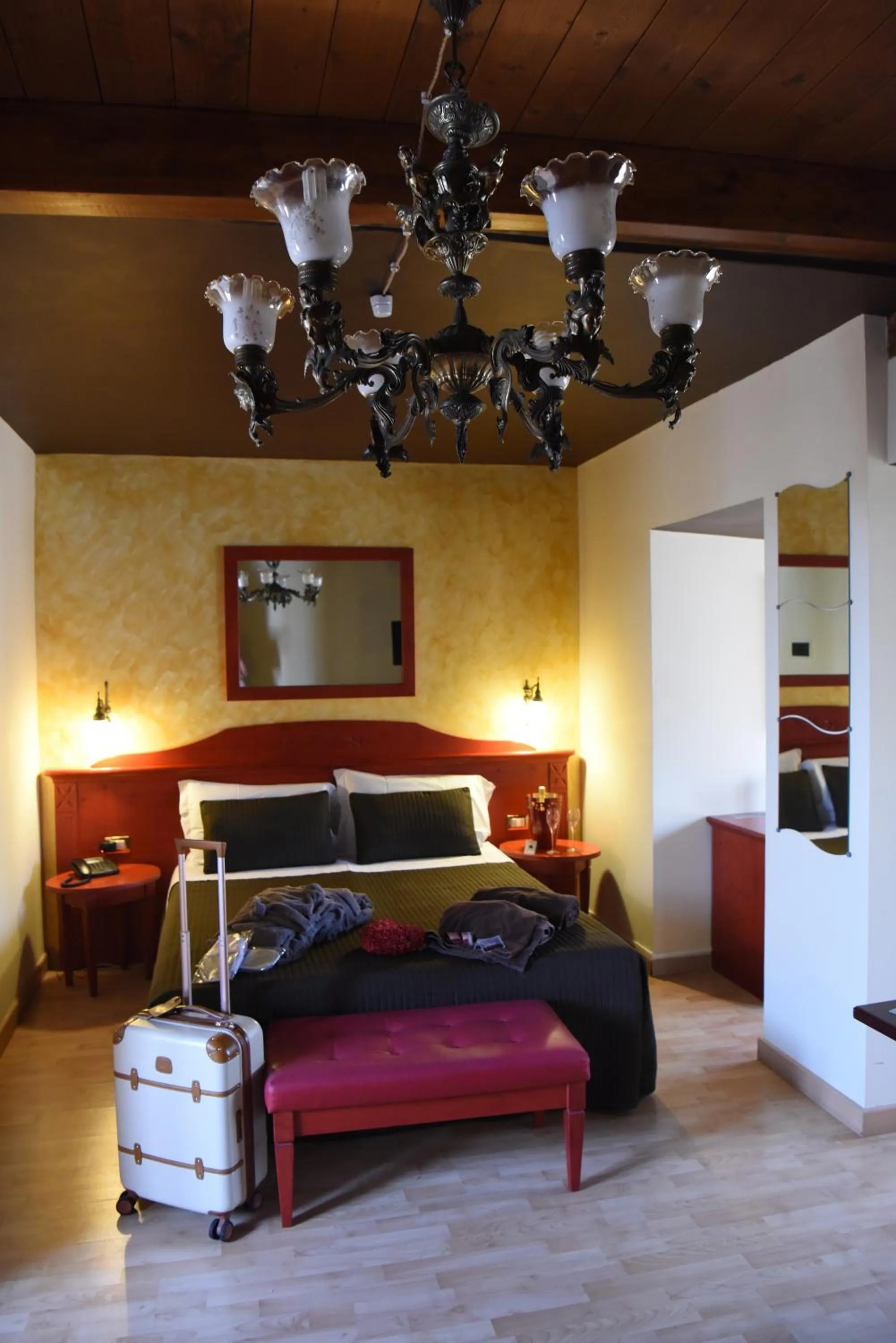 Bed in Hotel Federico II