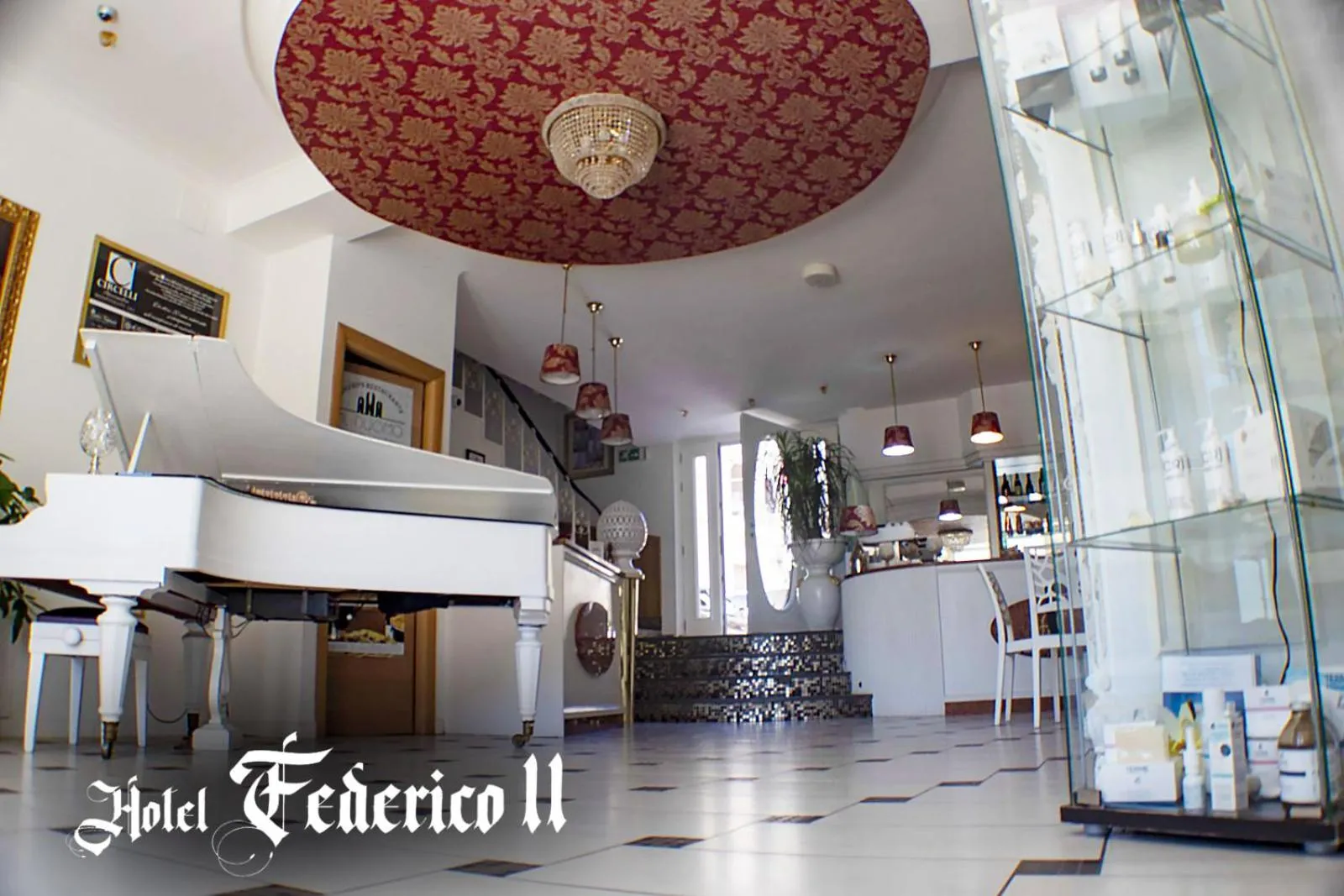 Lobby or reception in Hotel Federico II