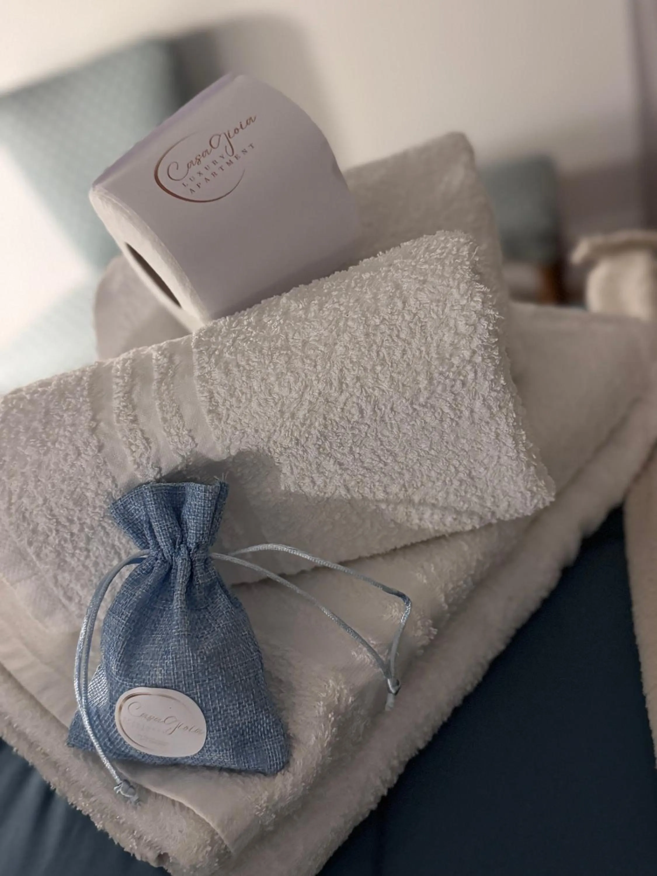 towels, Bed in Casa Gioia