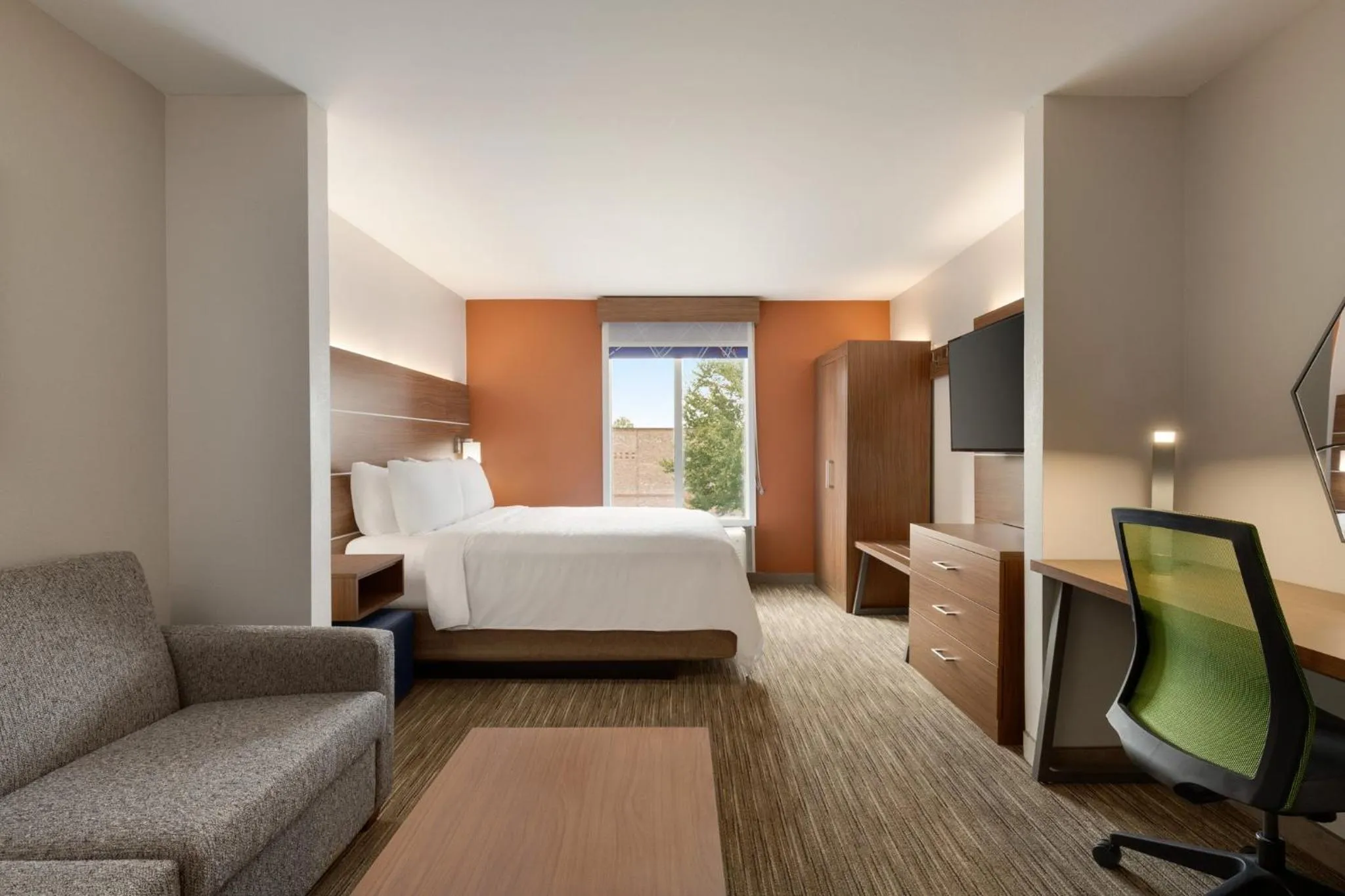 Photo of the whole room, Bed in Holiday Inn Express Hotel & Suites Opelika Auburn by IHG