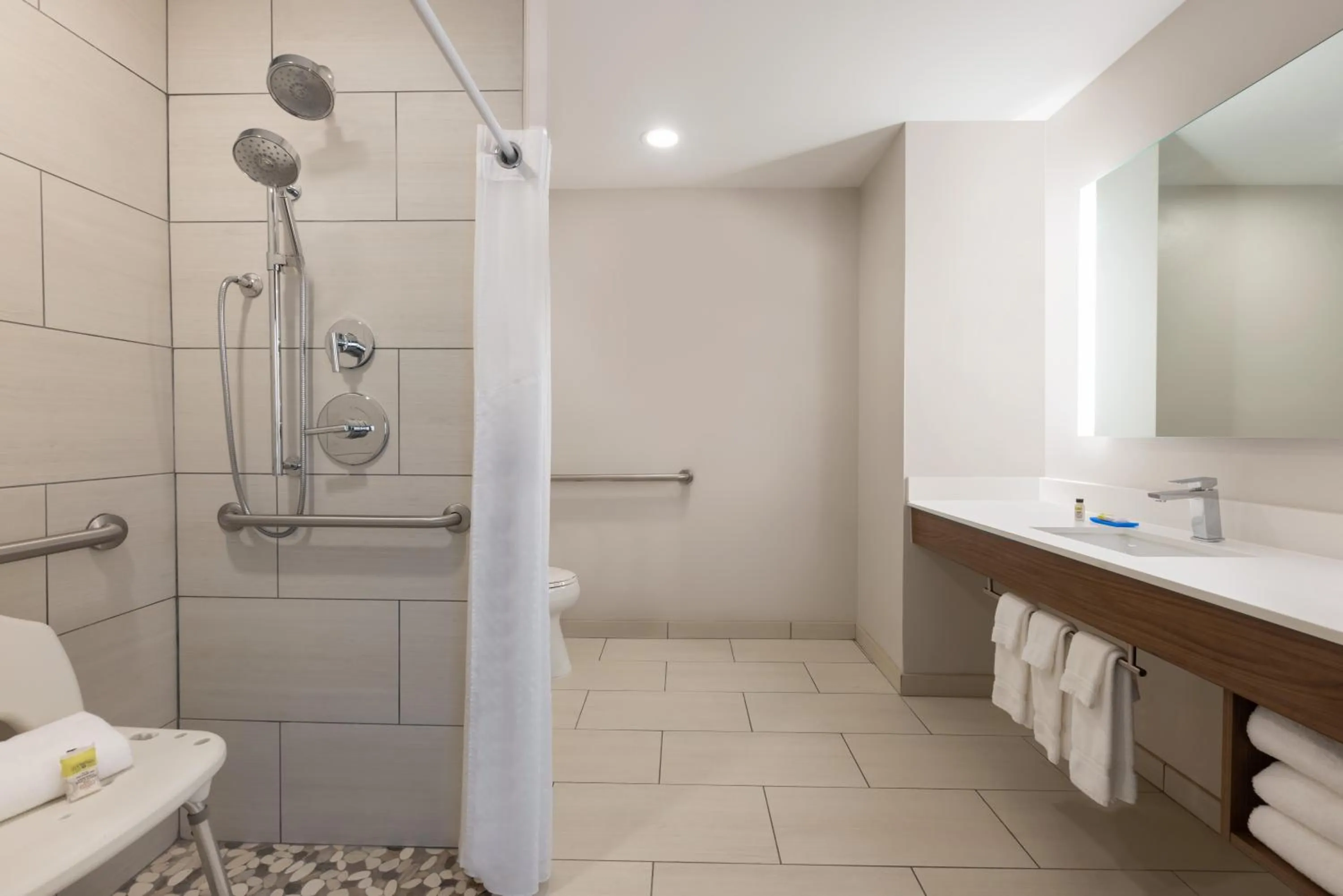 Shower in Holiday Inn Express Hotel & Suites Opelika Auburn by IHG