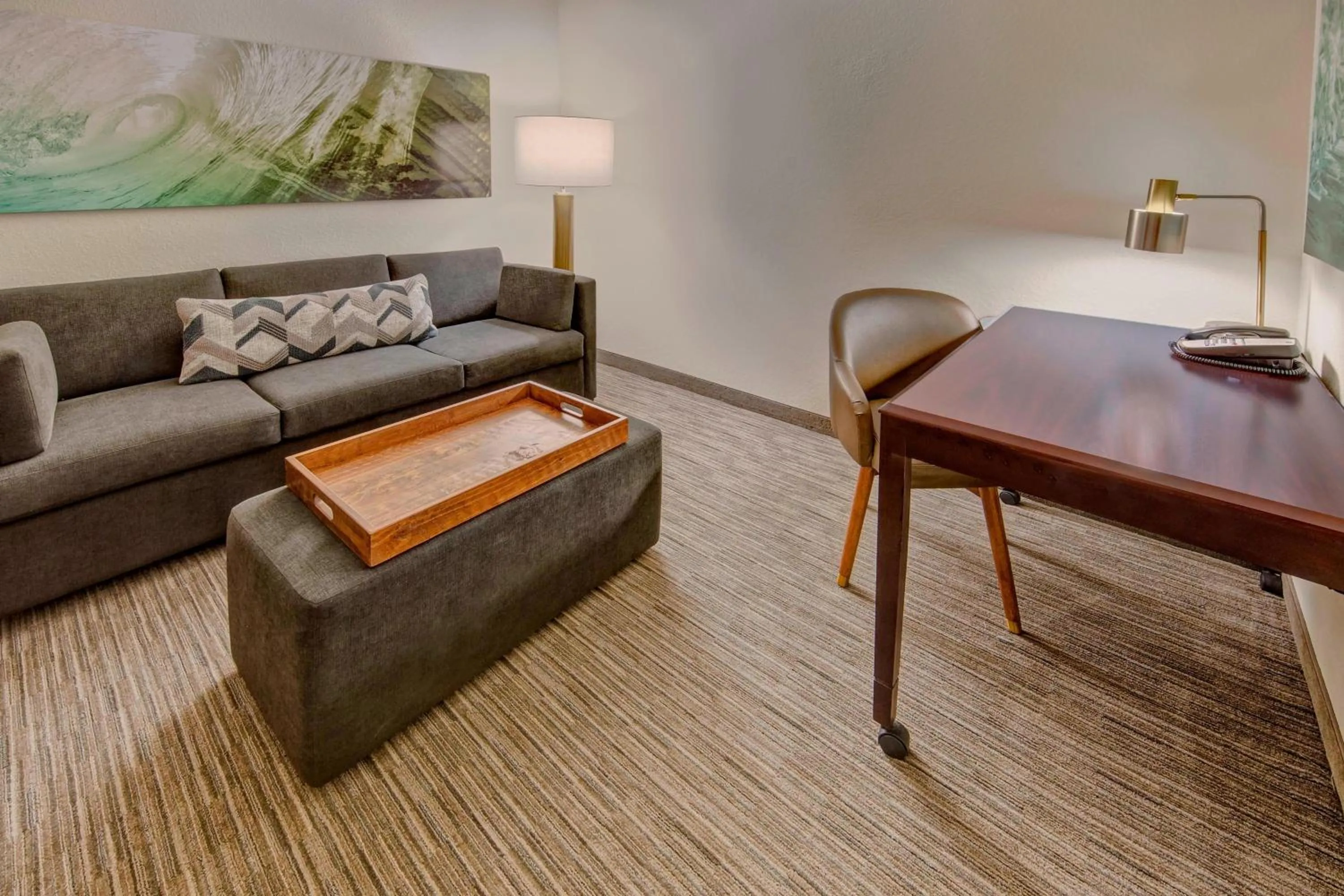 Living room in SpringHill Suites by Marriott Naples