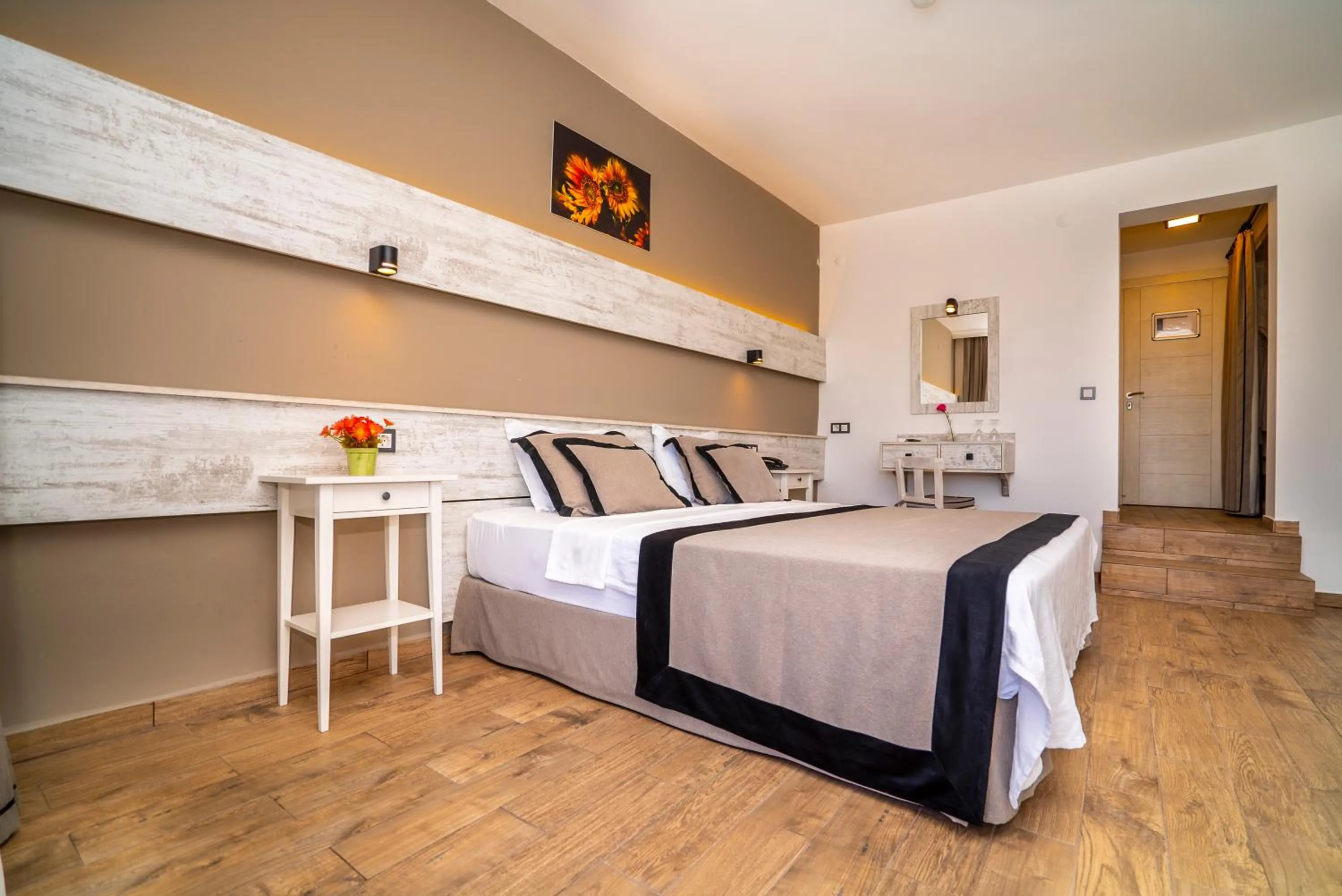 Bed in Sifne Thermal Otel